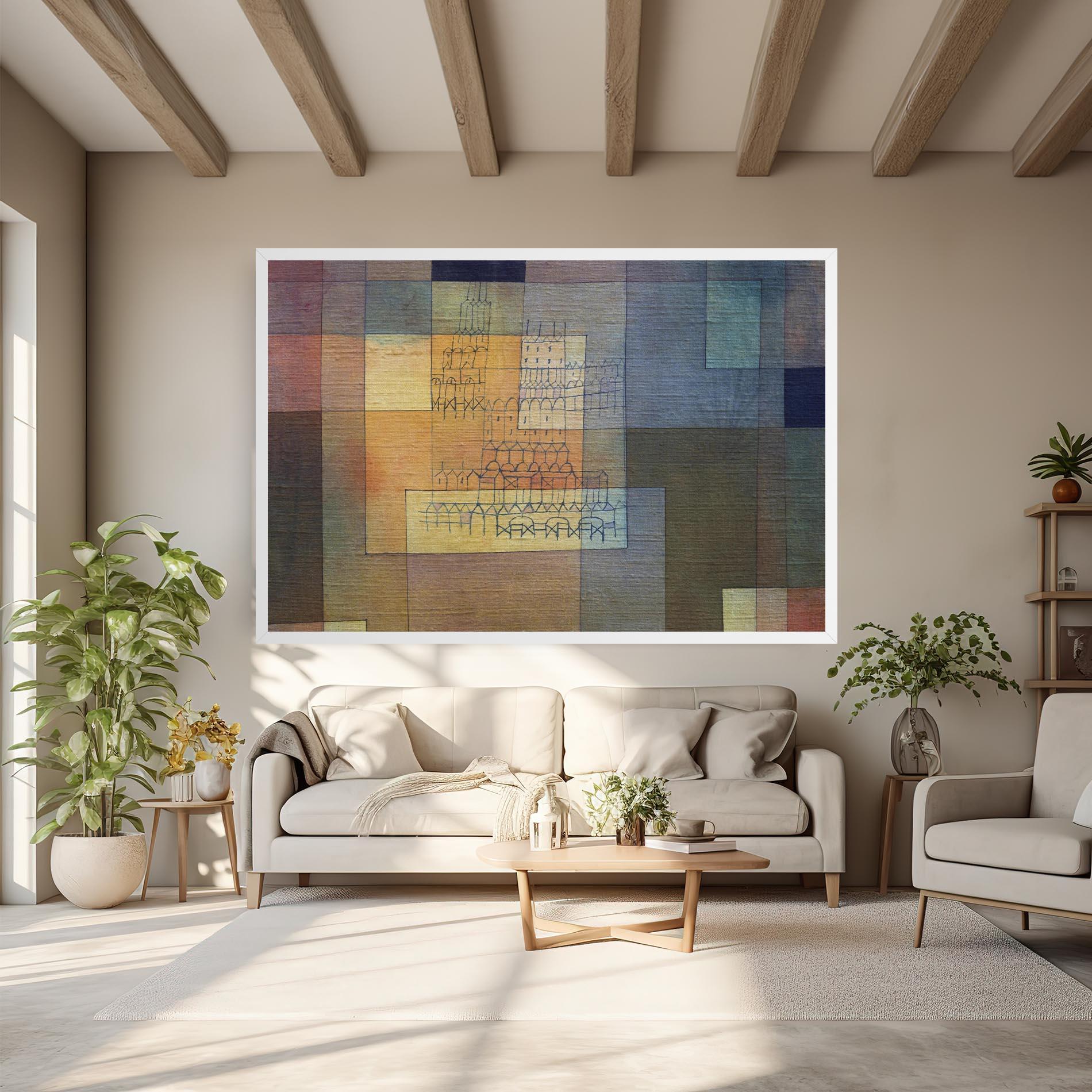 Tablou Canvas Water Color Square mockup 6