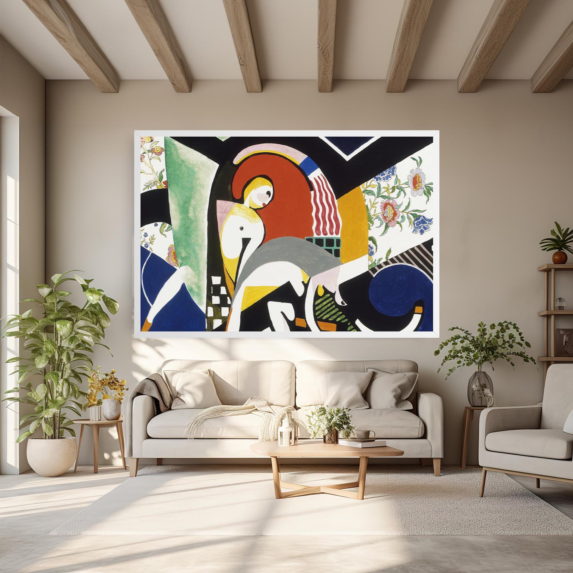 Tablou Canvas Woman Shape Mix mockup 6