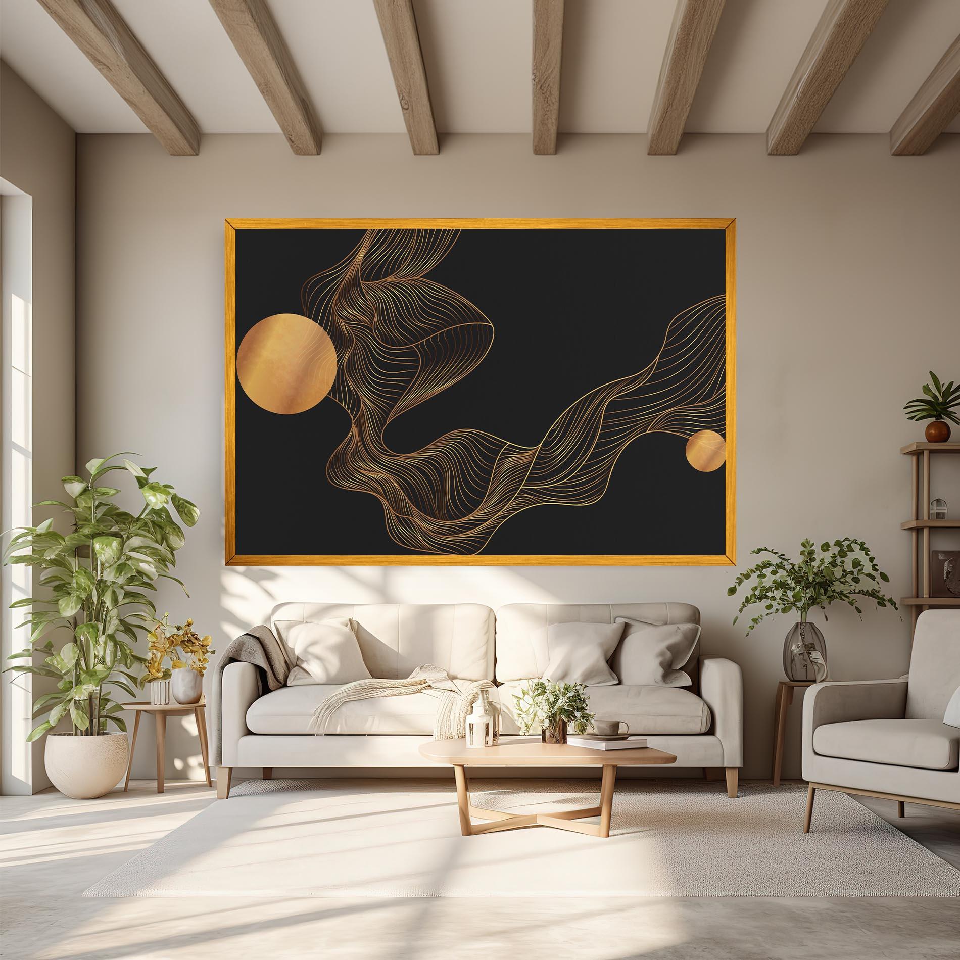 Tablou Canvas Frecventa Abstracta mockup 6