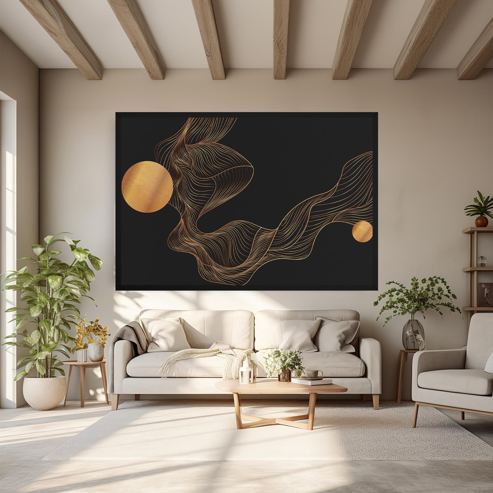 Tablou Canvas Frecventa Abstracta mockup 6