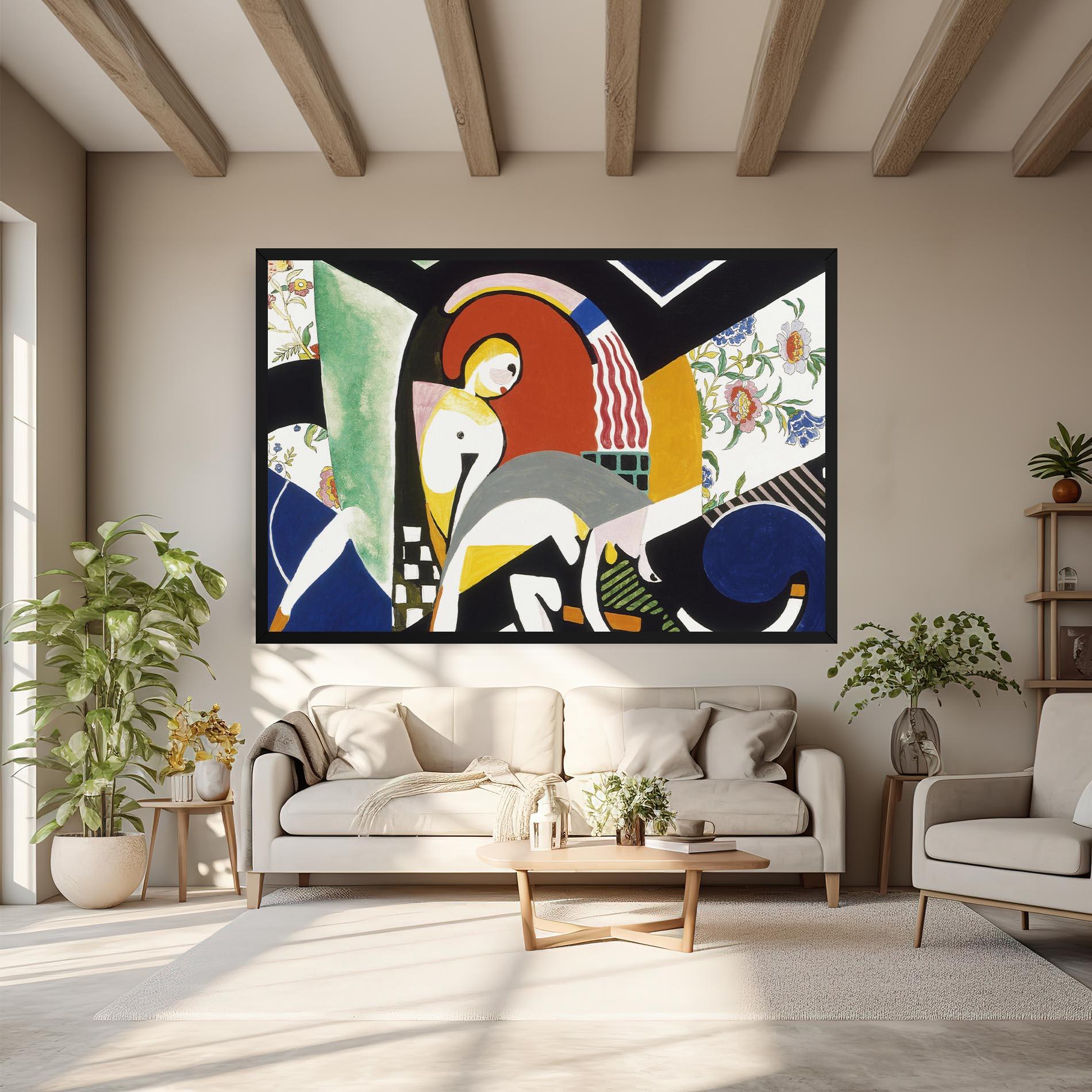 Tablou Canvas Woman Shape Mix mockup 6