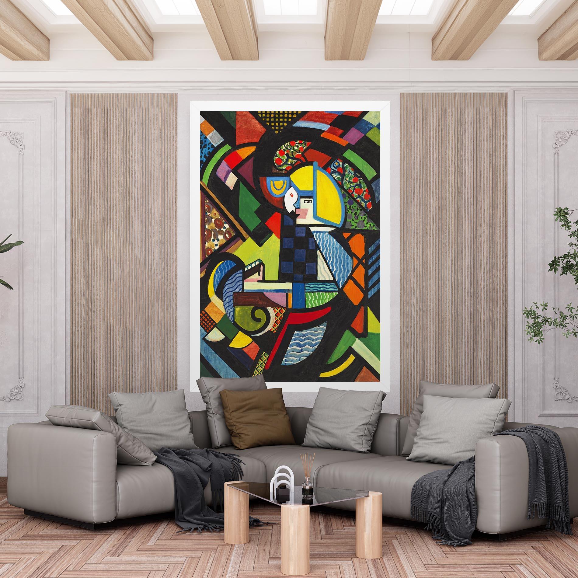 Tablou Canvas Mix Color Shapes mockup 6