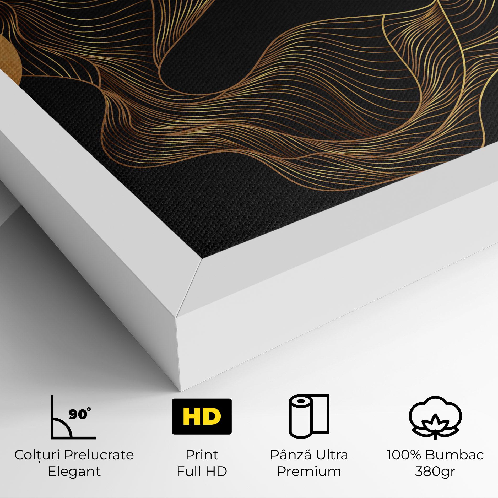 Tablou Canvas Frecventa Abstracta mockup 4
