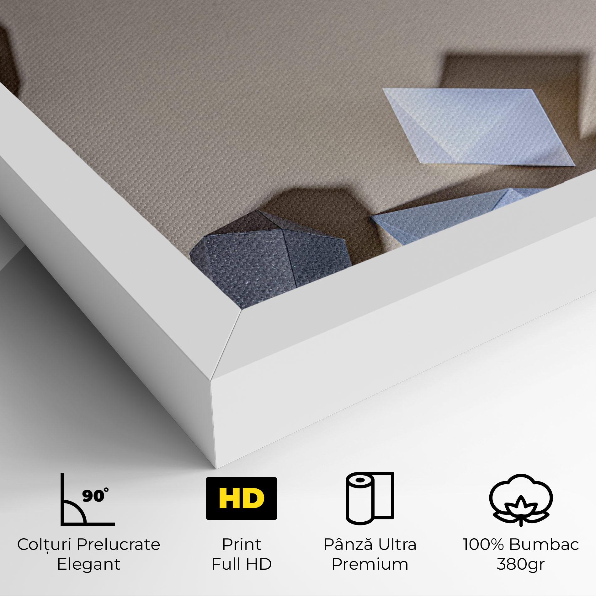 Tablou Canvas Geometric 3d Shapes mockup 4