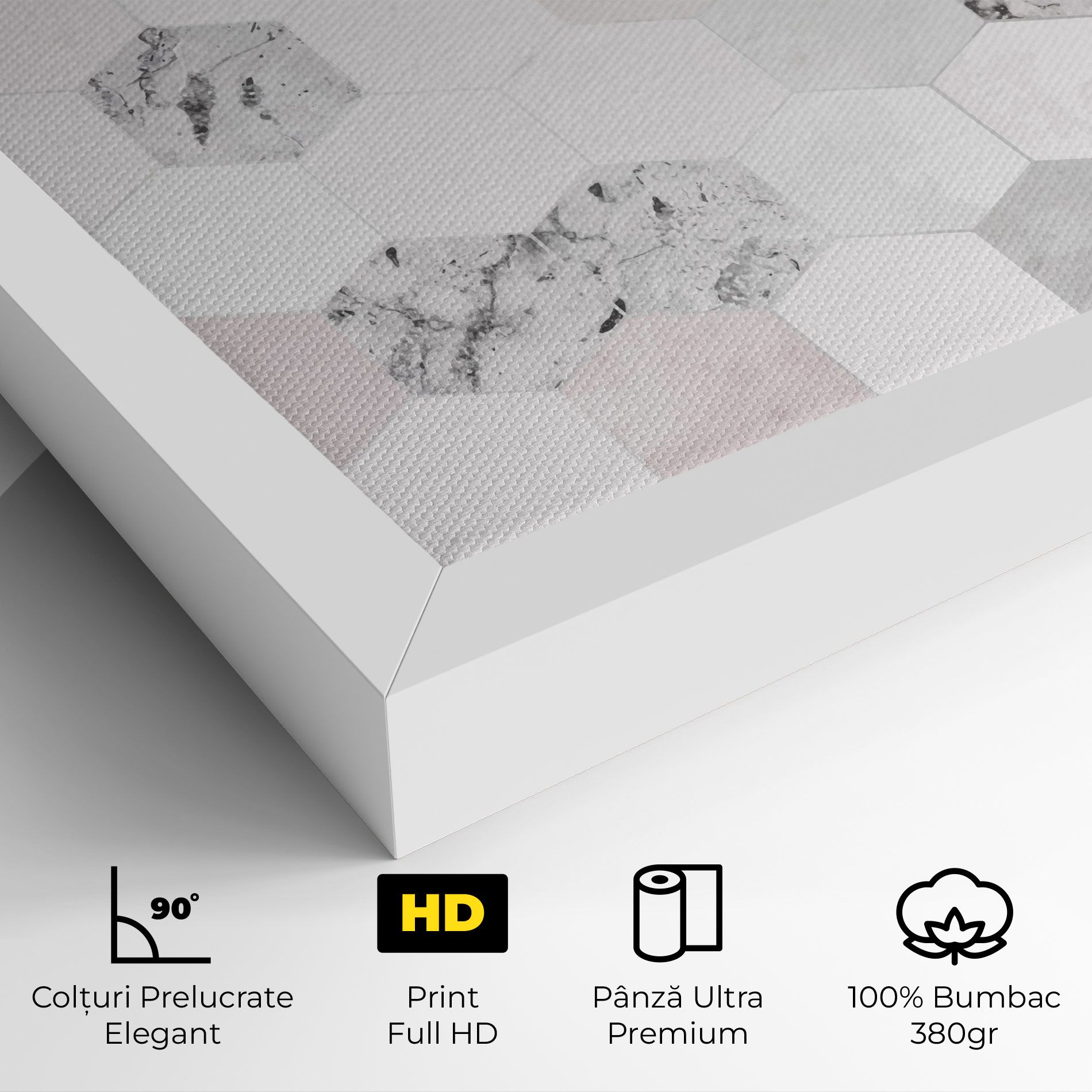 Pink Hexa Pattern mockup 4