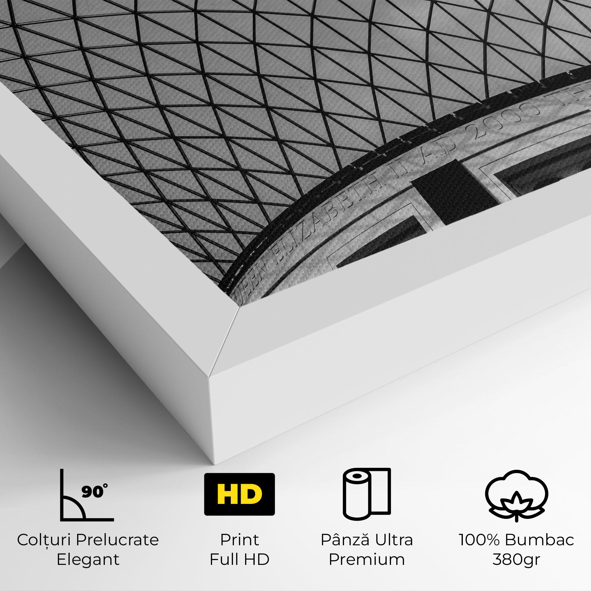 Tablou Canvas Triangle Ceiling mockup 4