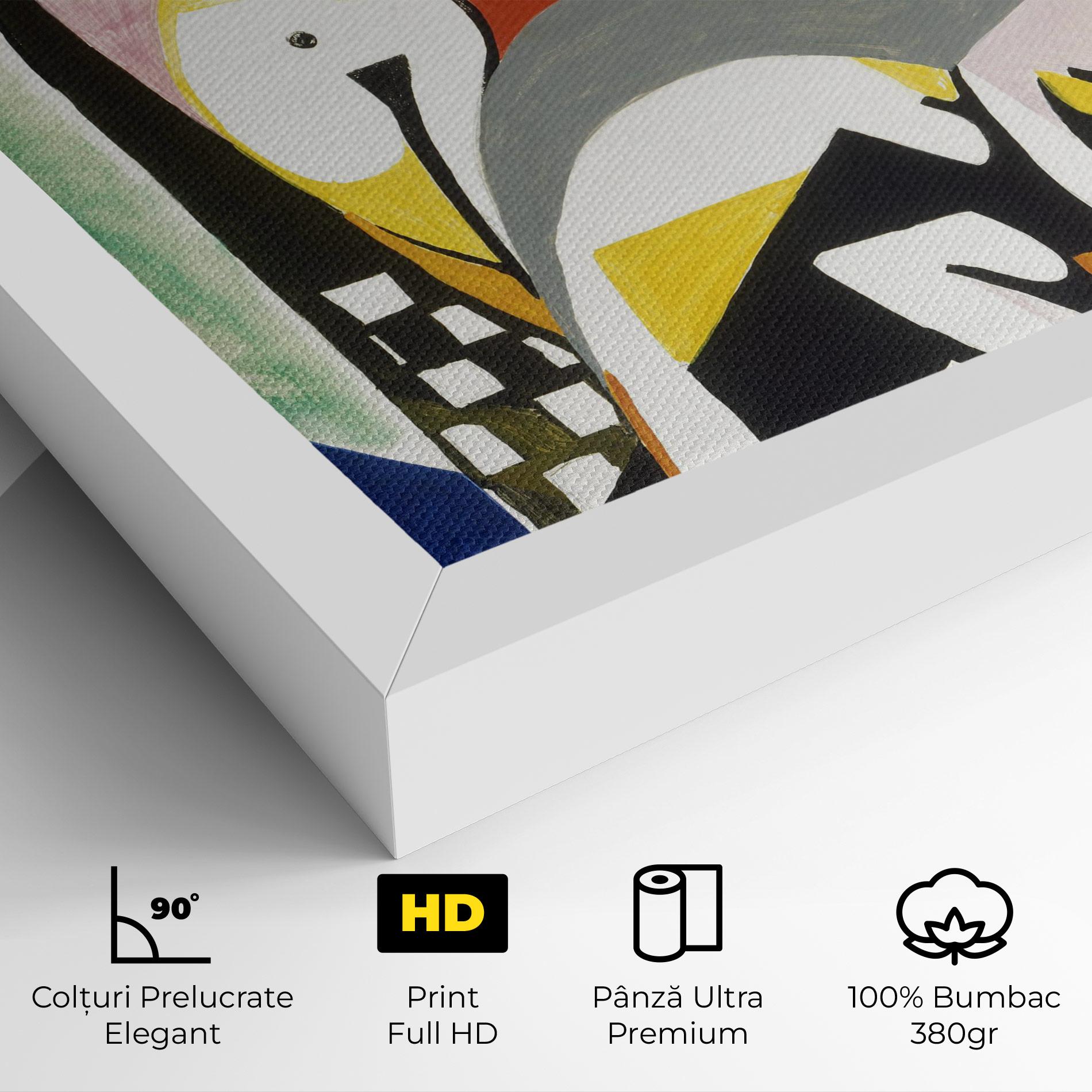 Tablou Canvas Woman Shape Mix mockup 4