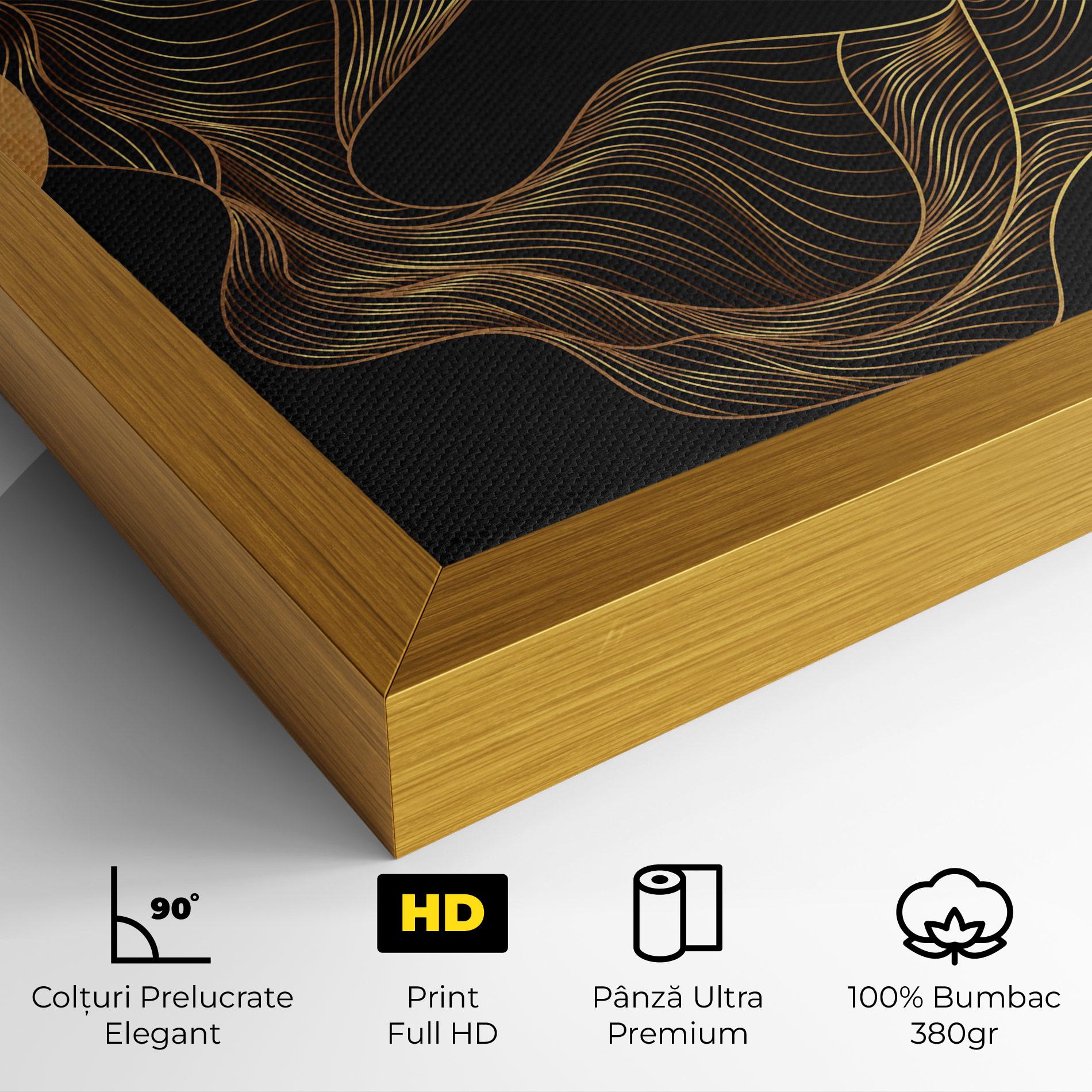 Tablou Canvas Frecventa Abstracta mockup 4
