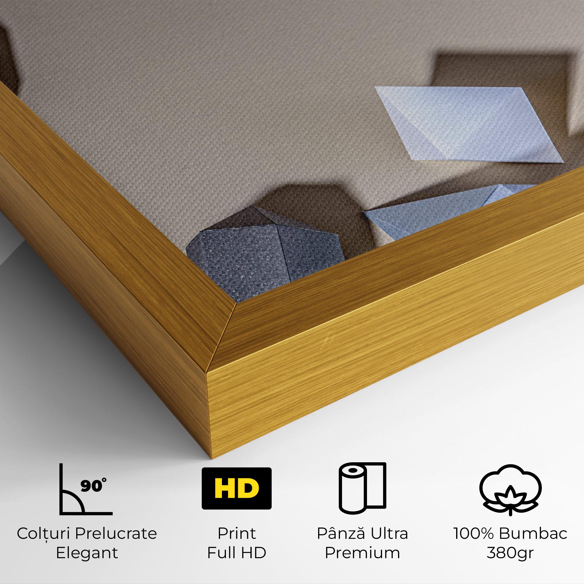 Tablou Canvas Geometric 3d Shapes mockup 4