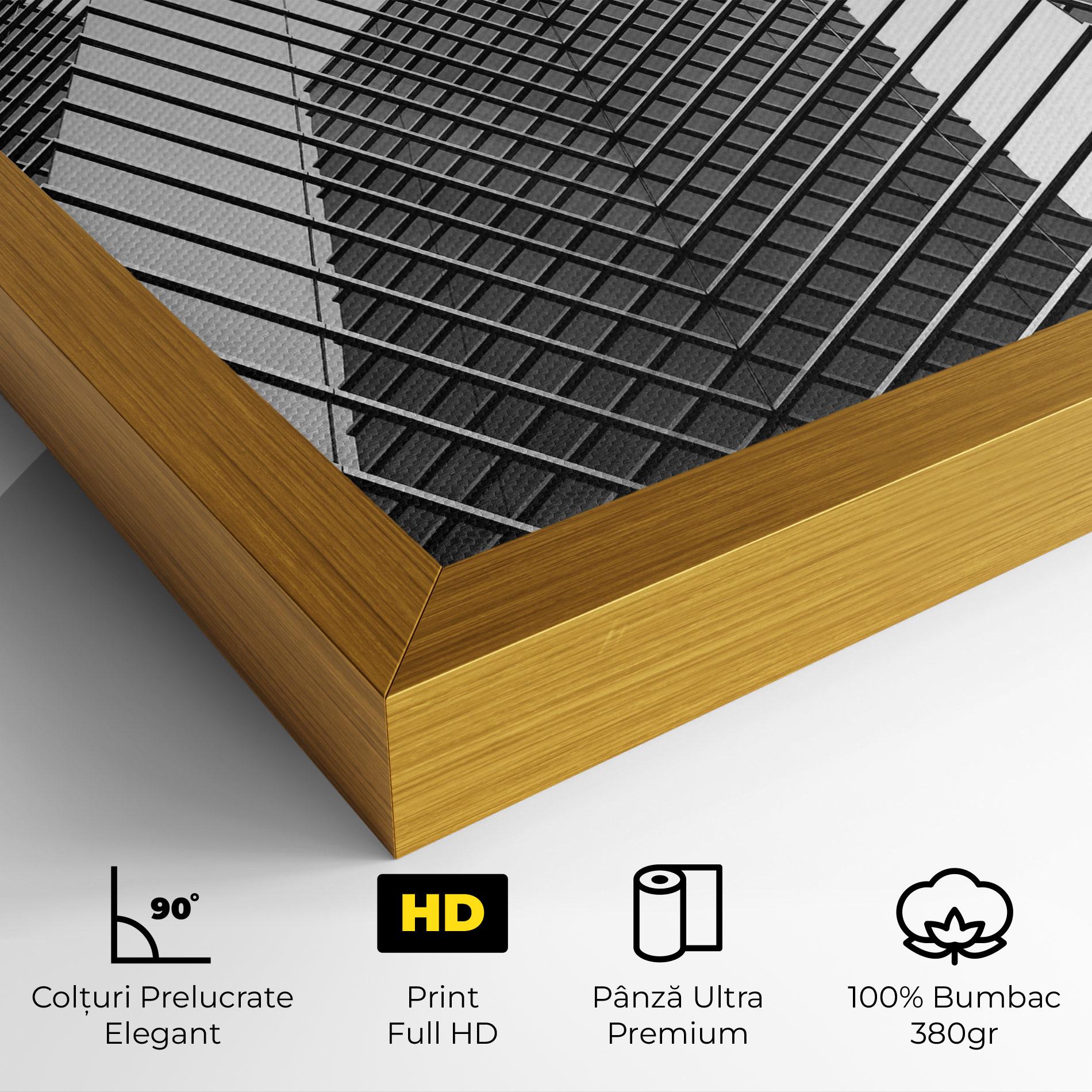 Tablou Canvas Square Building mockup 4