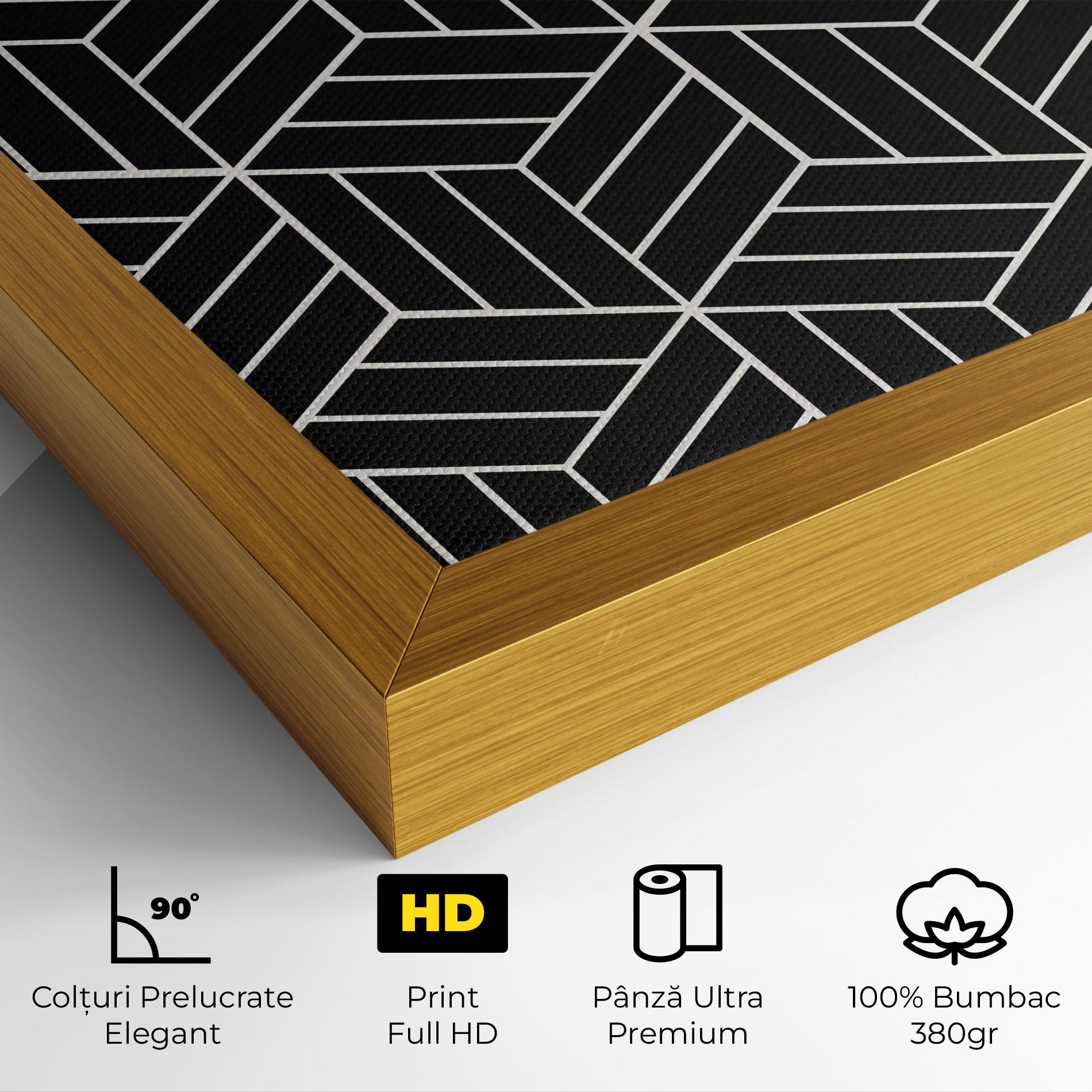 Tablou Canvas White Square mockup 4