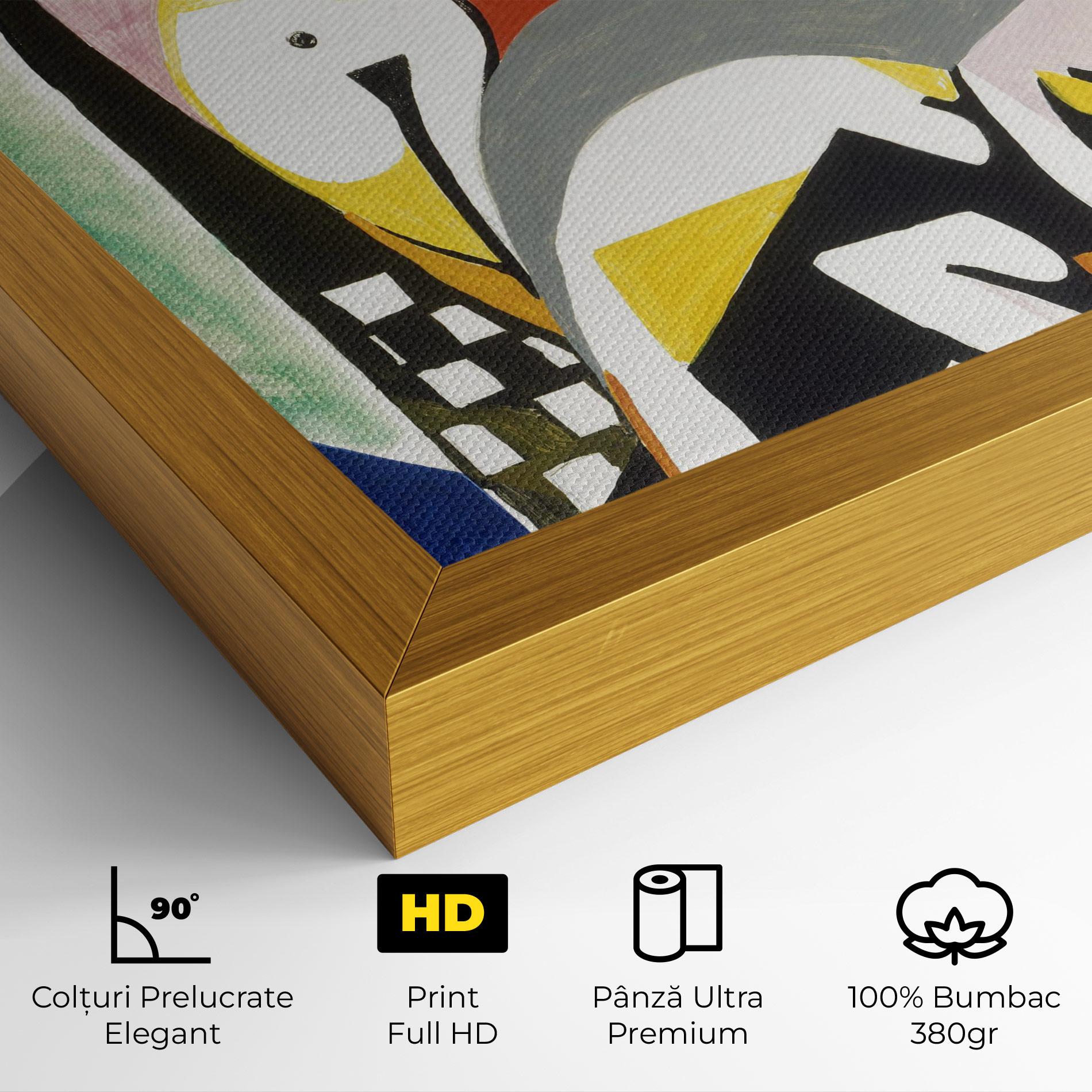 Tablou Canvas Woman Shape Mix mockup 4