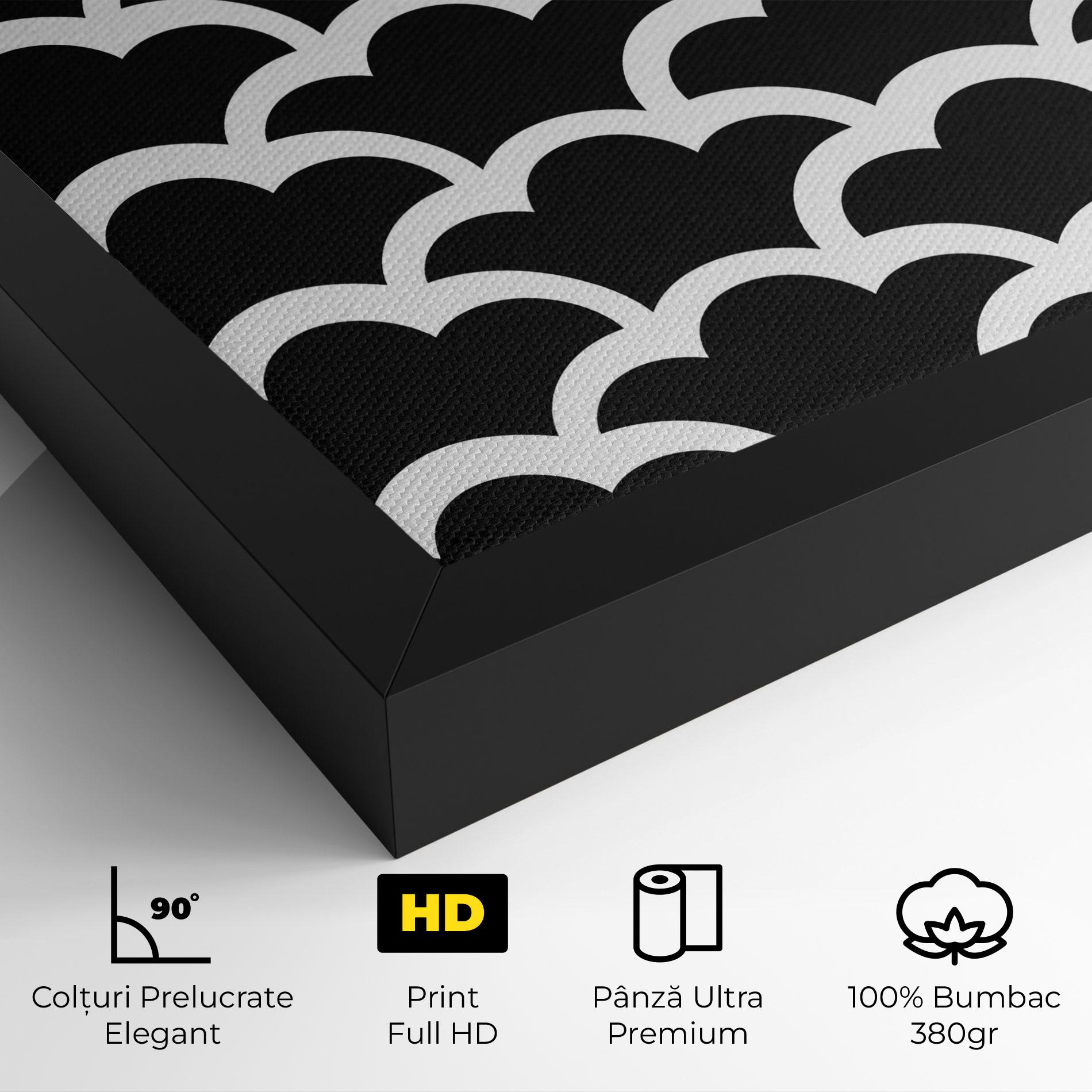 Tablou Canvas Black Clouds mockup 4