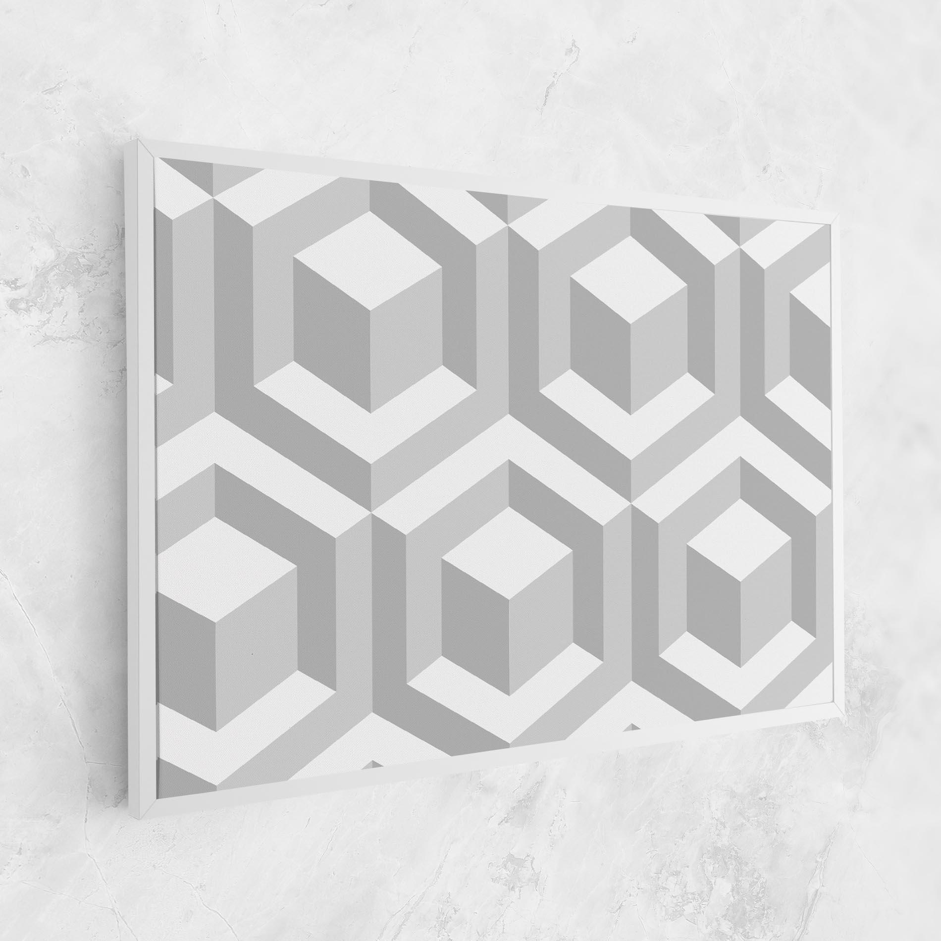 Tablou Canvas 3d Square mockup 1