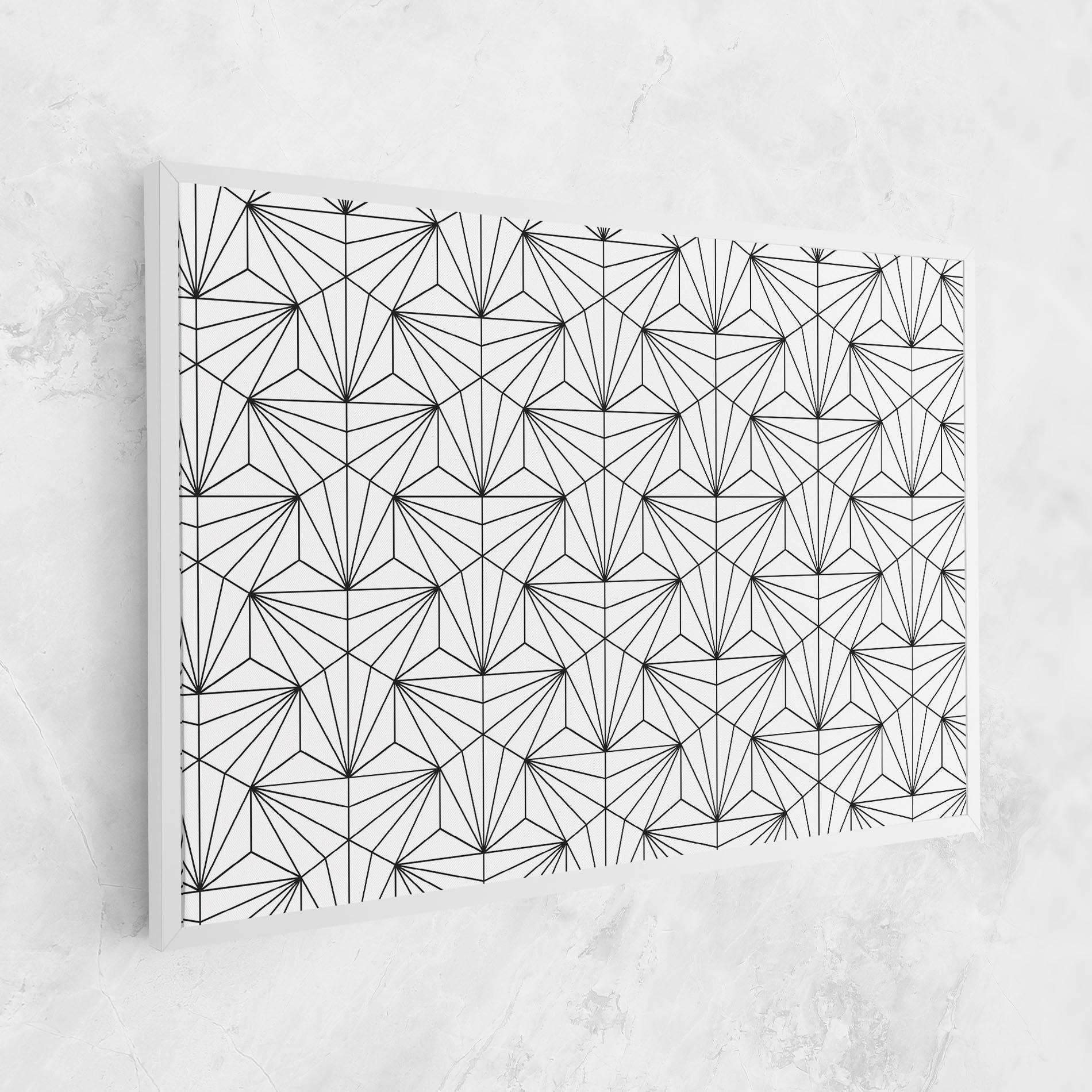 Tablou Canvas Black Triangle mockup 1