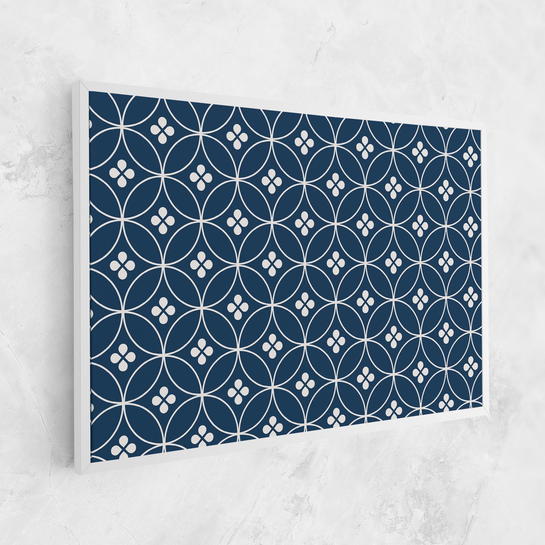 Tablou Canvas Blue Circle mockup 1