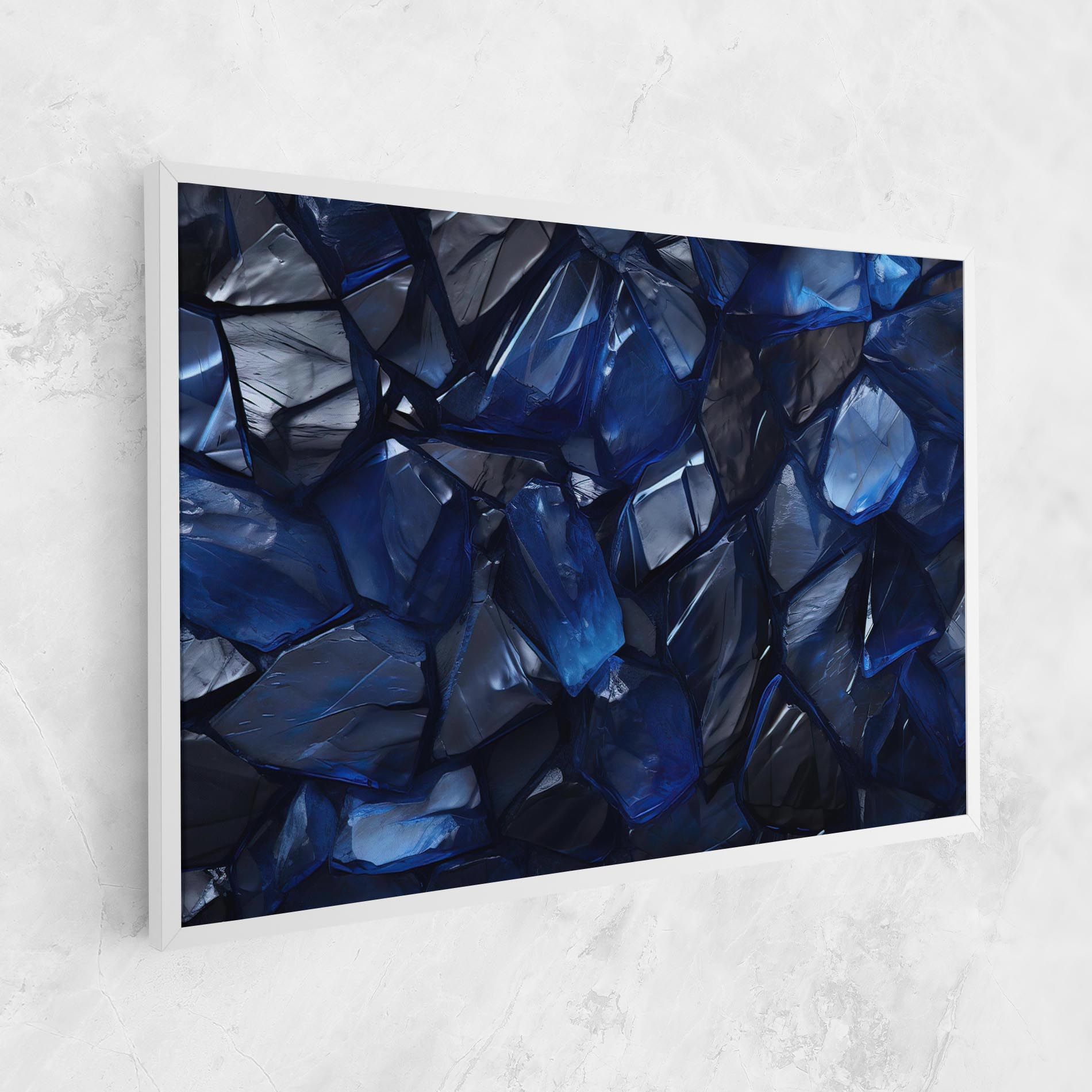 Blue Crystal Shape mockup 1