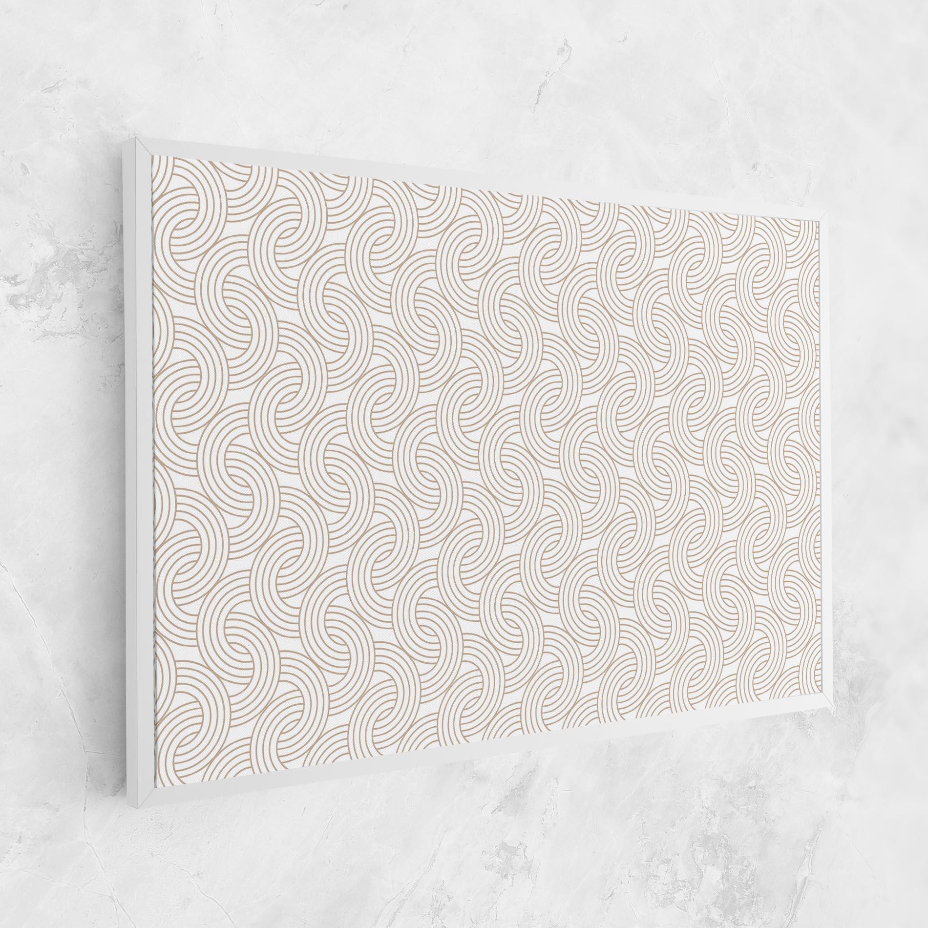 Tablou Canvas Cream Lines mockup 1