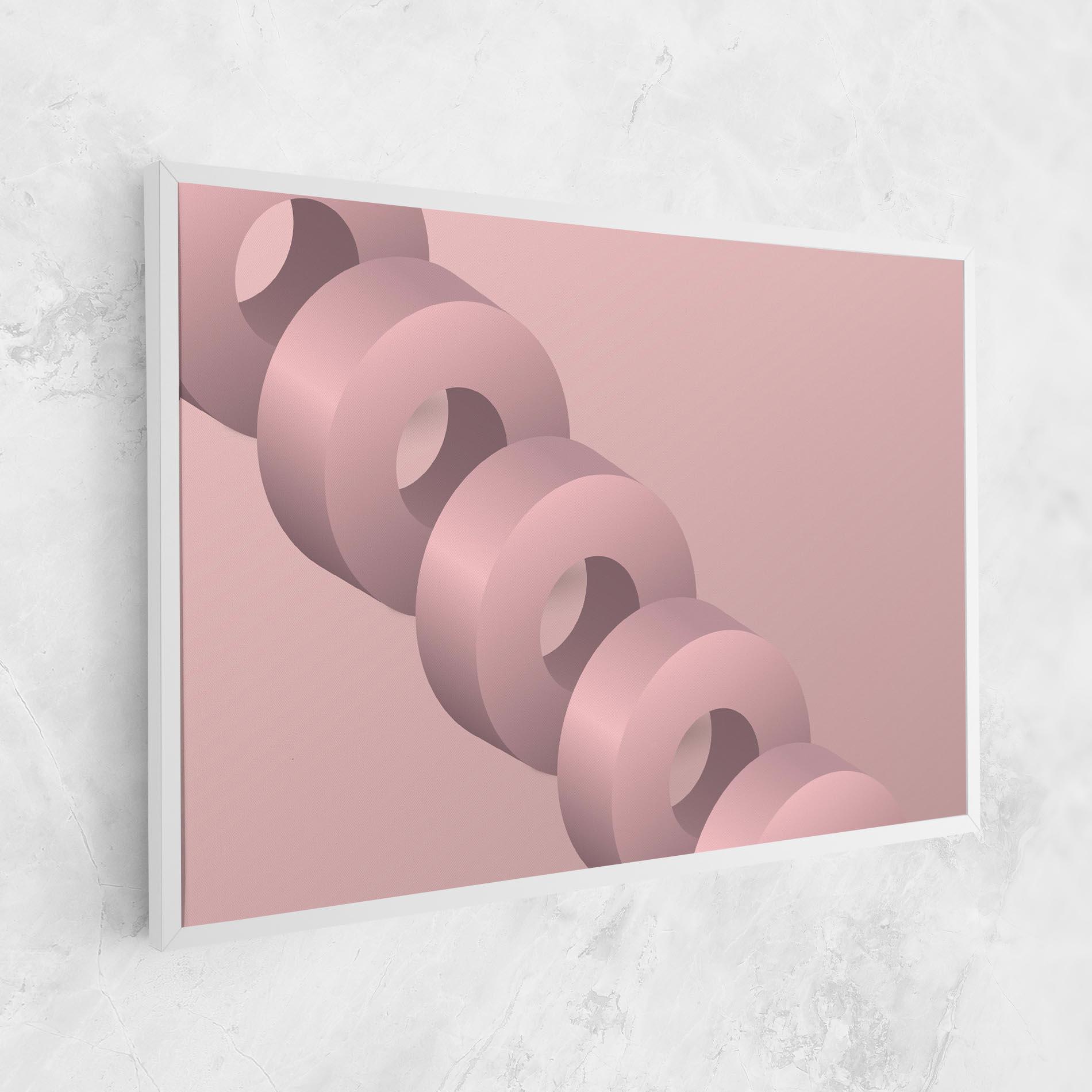 Tablou Canvas Pink Circle mockup 1