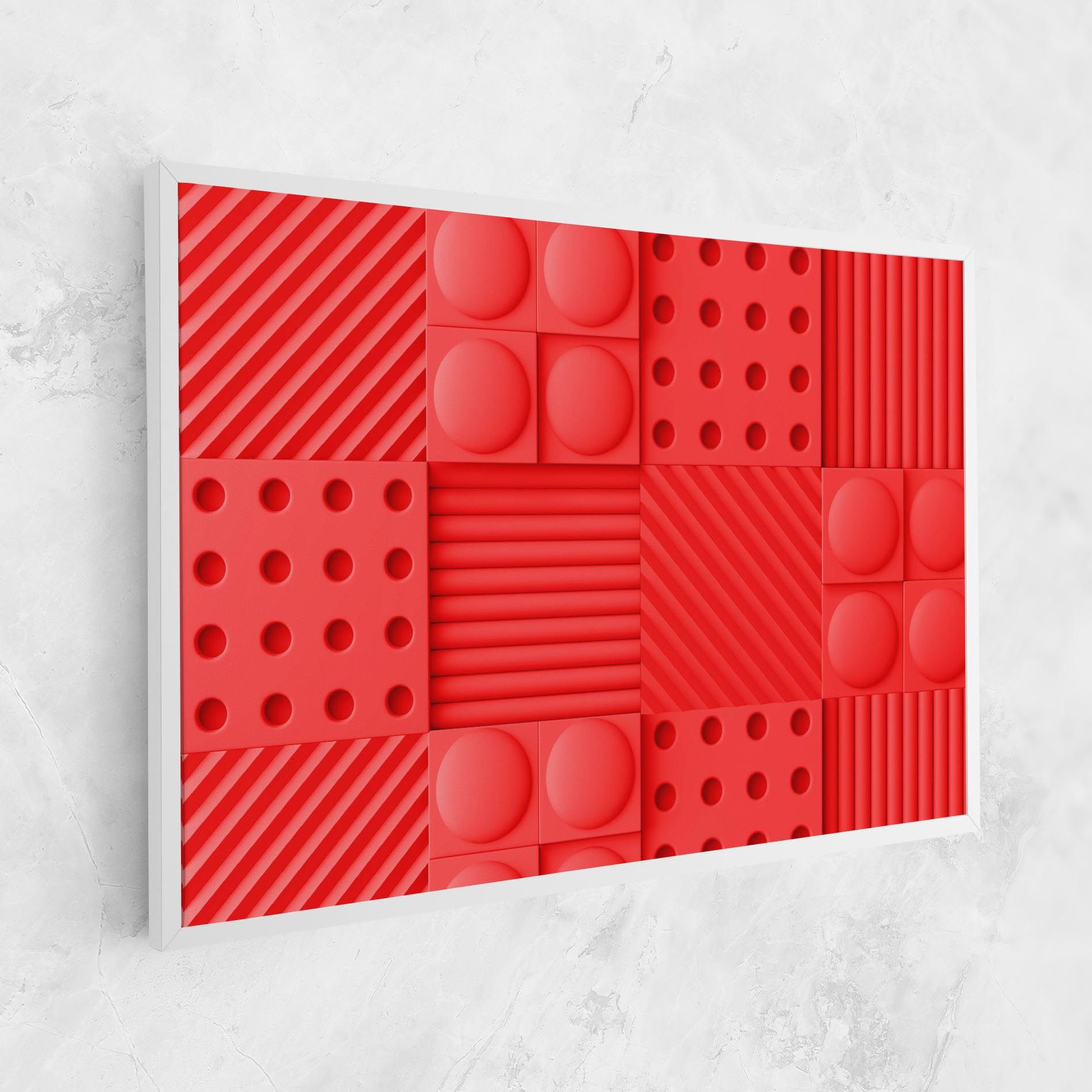 Red Square Circle mockup 1