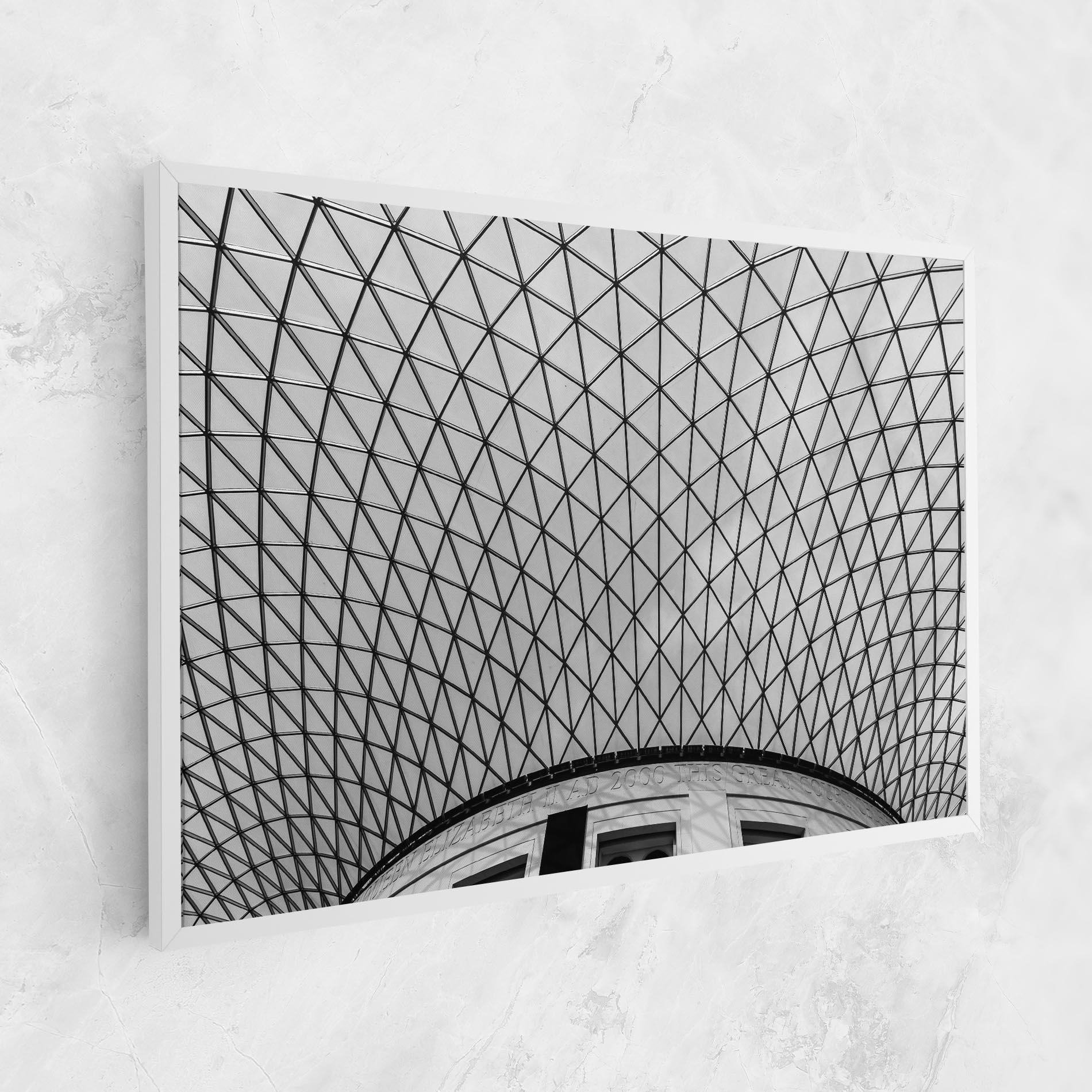 Tablou Canvas Triangle Ceiling mockup 1