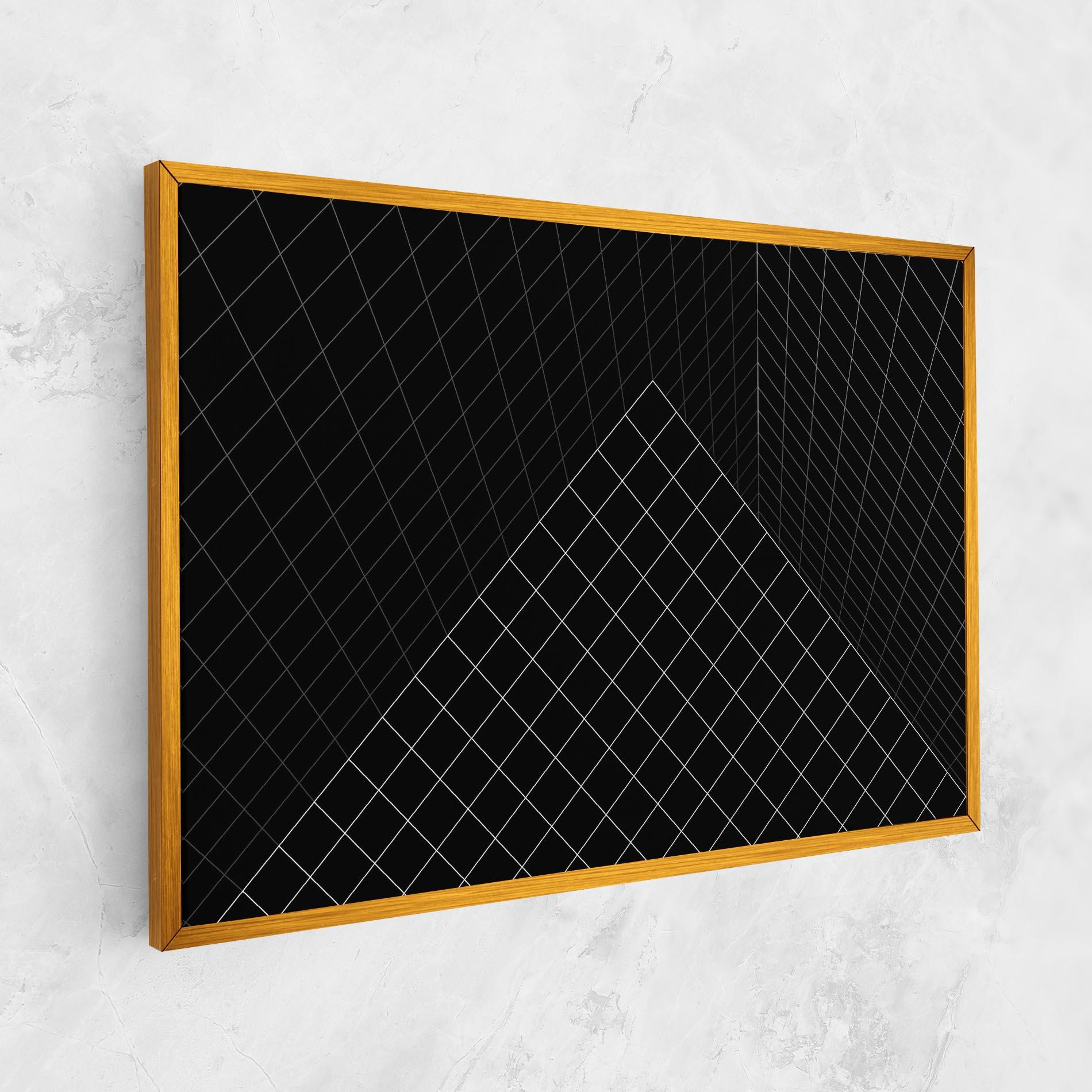 Tablou Canvas Black Square Art mockup 1