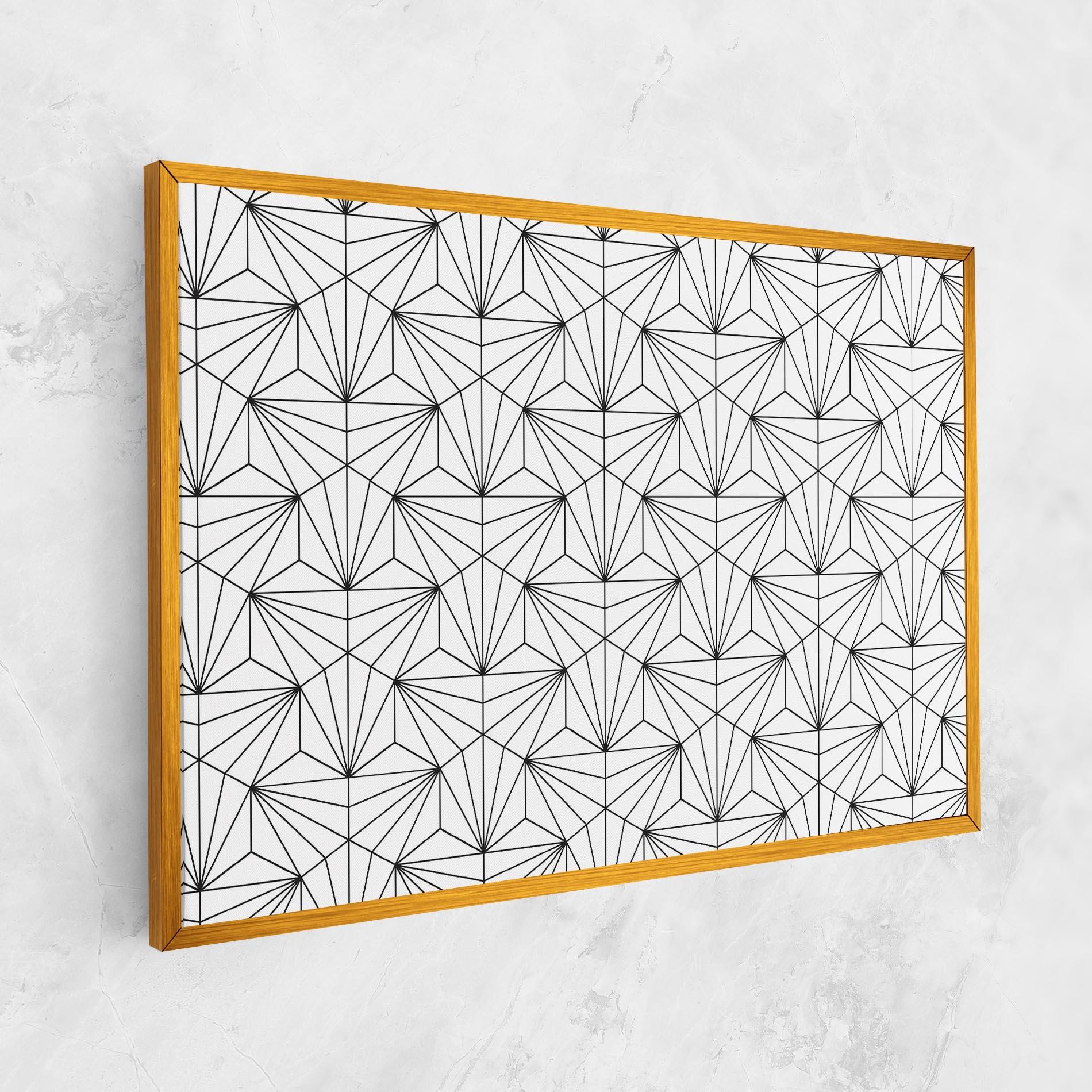 Tablou Canvas Black Triangle mockup 1