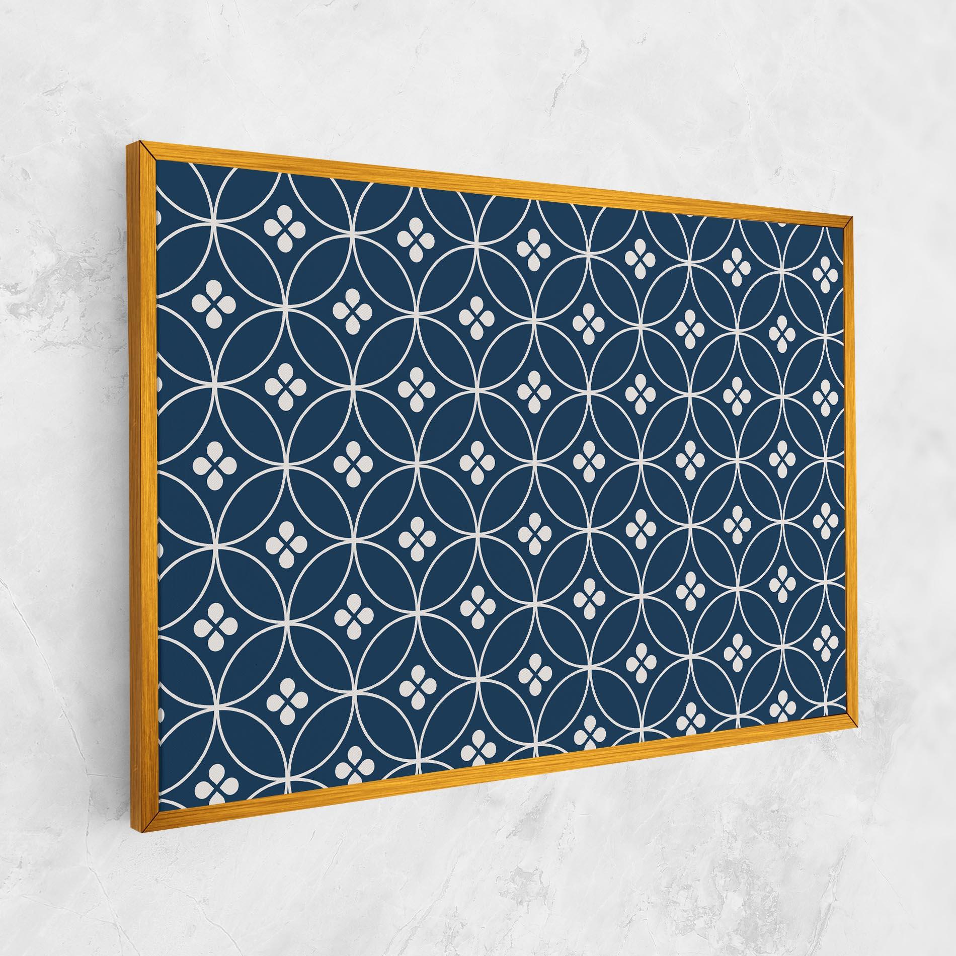 Tablou Canvas Blue Circle mockup 1