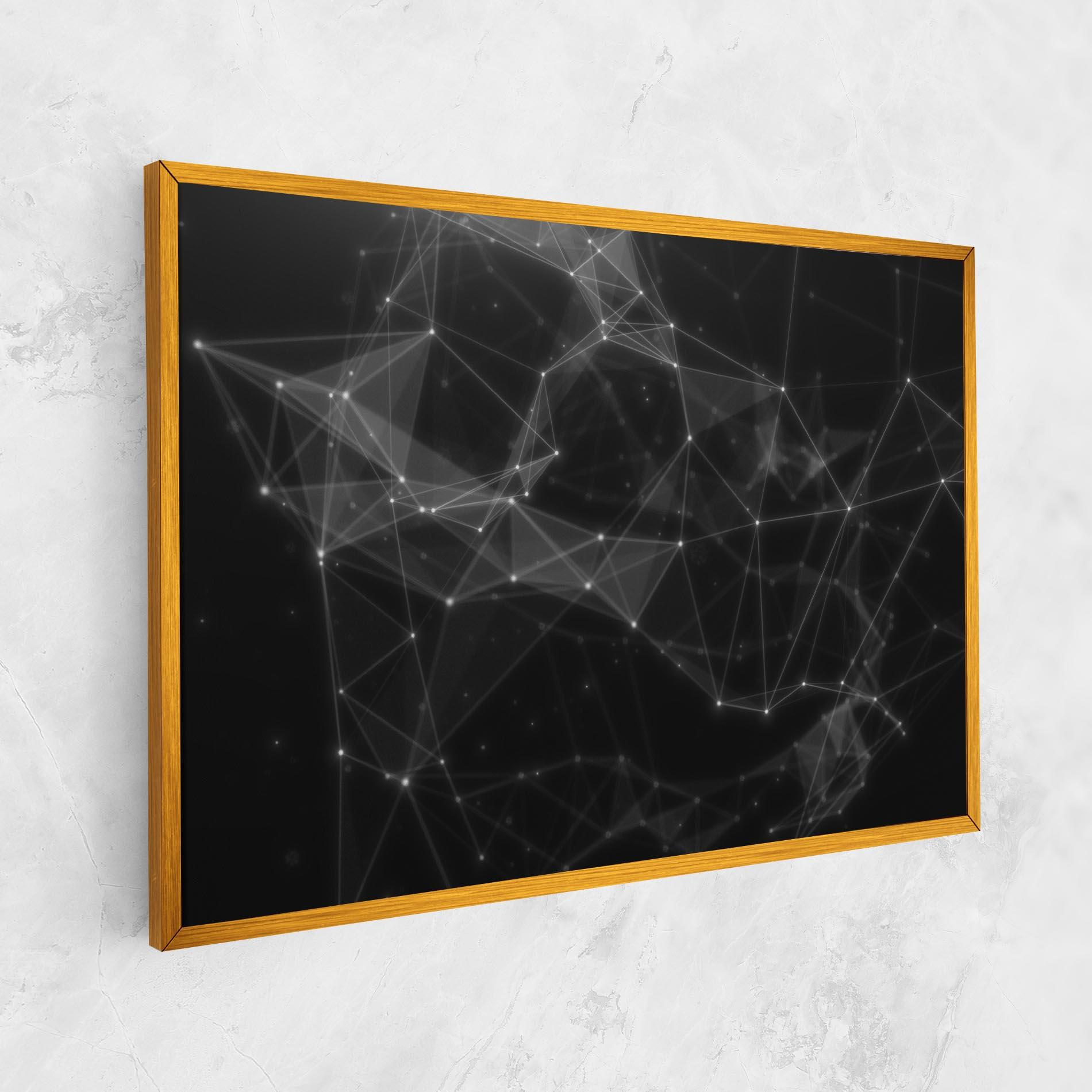 Tablou Canvas Connecting Lines mockup 1