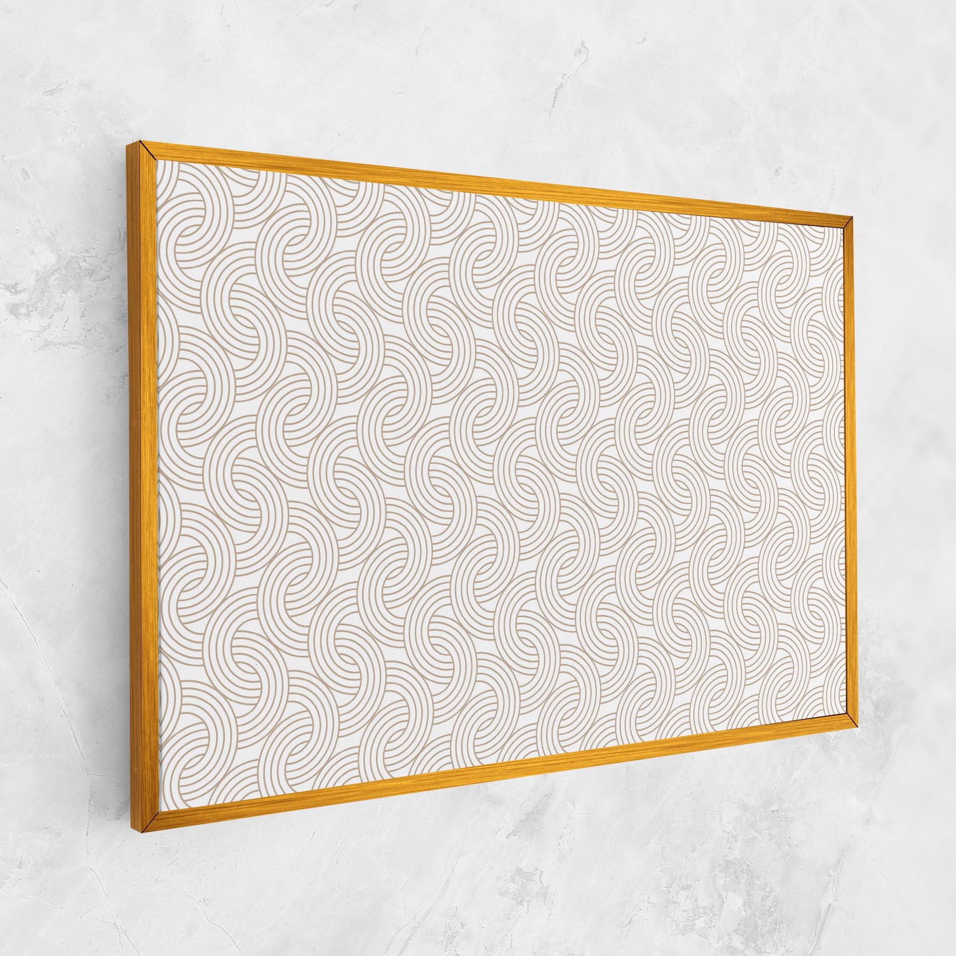 Tablou Canvas Cream Lines mockup 1