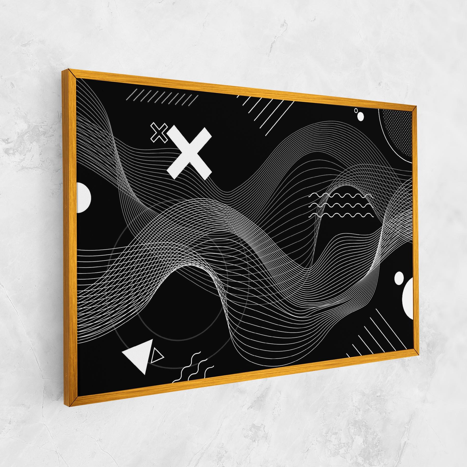 Tablou Canvas Geometric Lines mockup 1