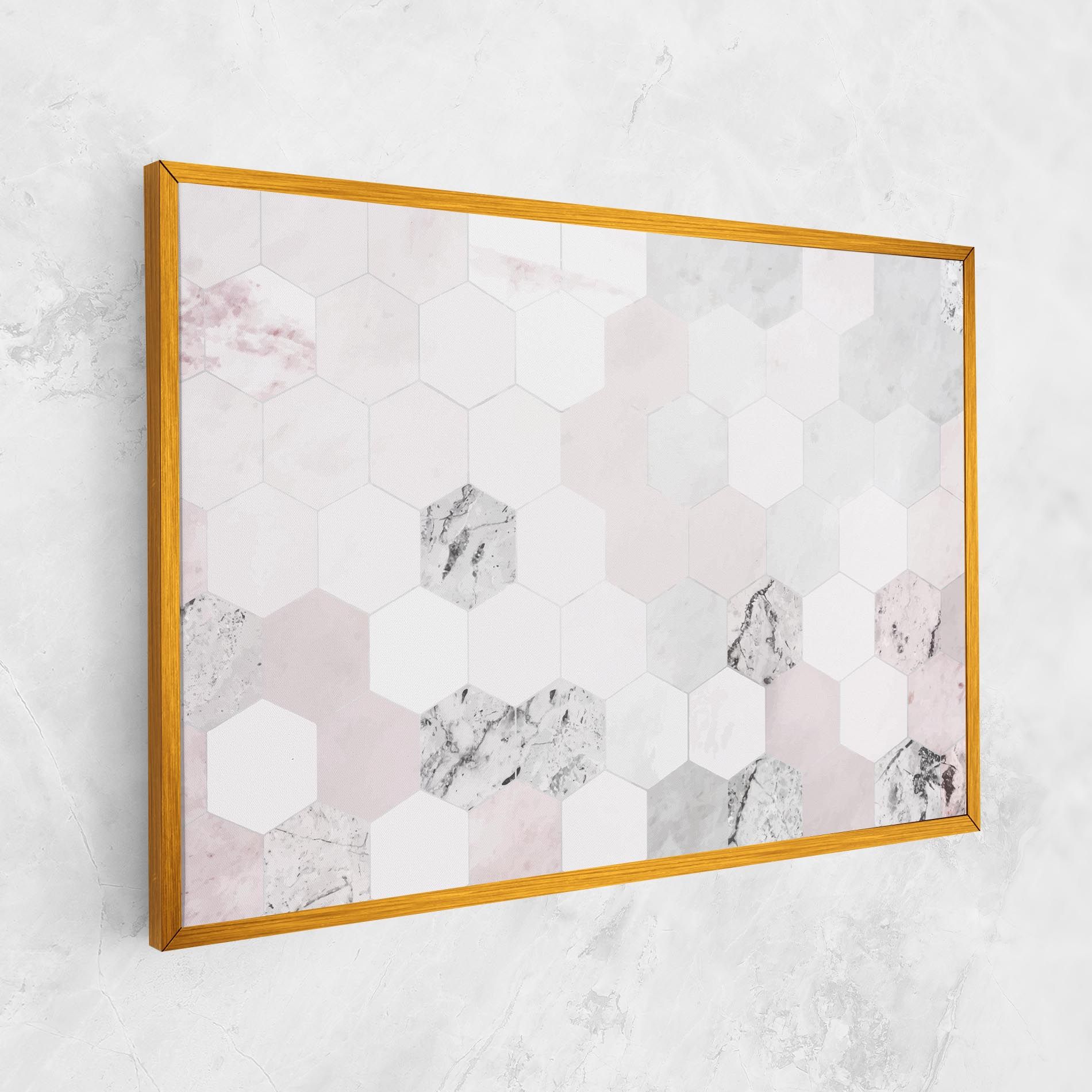 Pink Hexa Pattern mockup 1