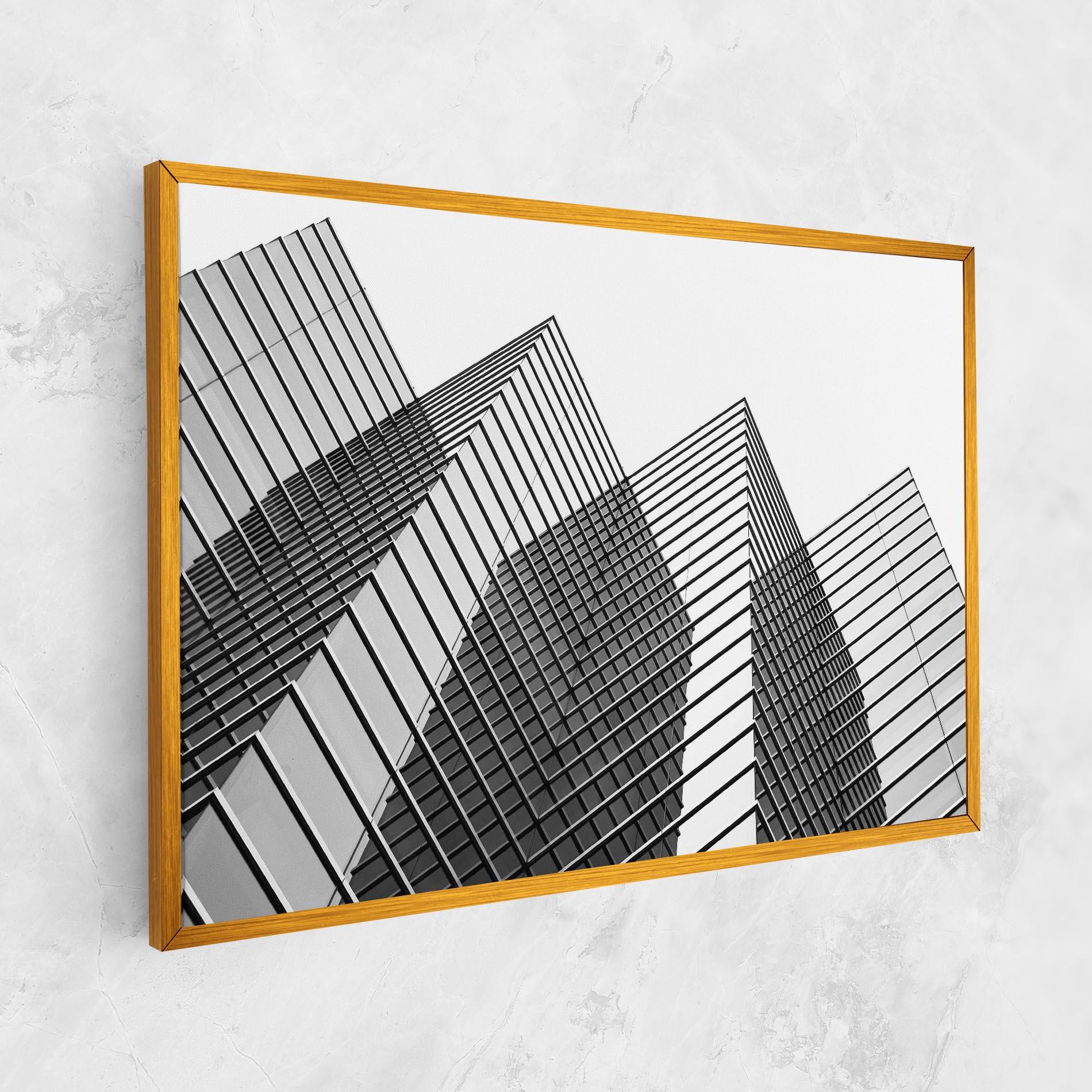 Tablou Canvas Square Building mockup 1