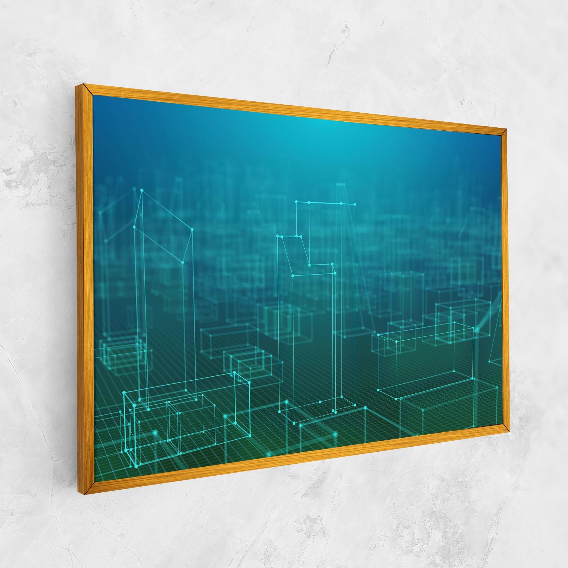 Square Lines Connecting mockup 1