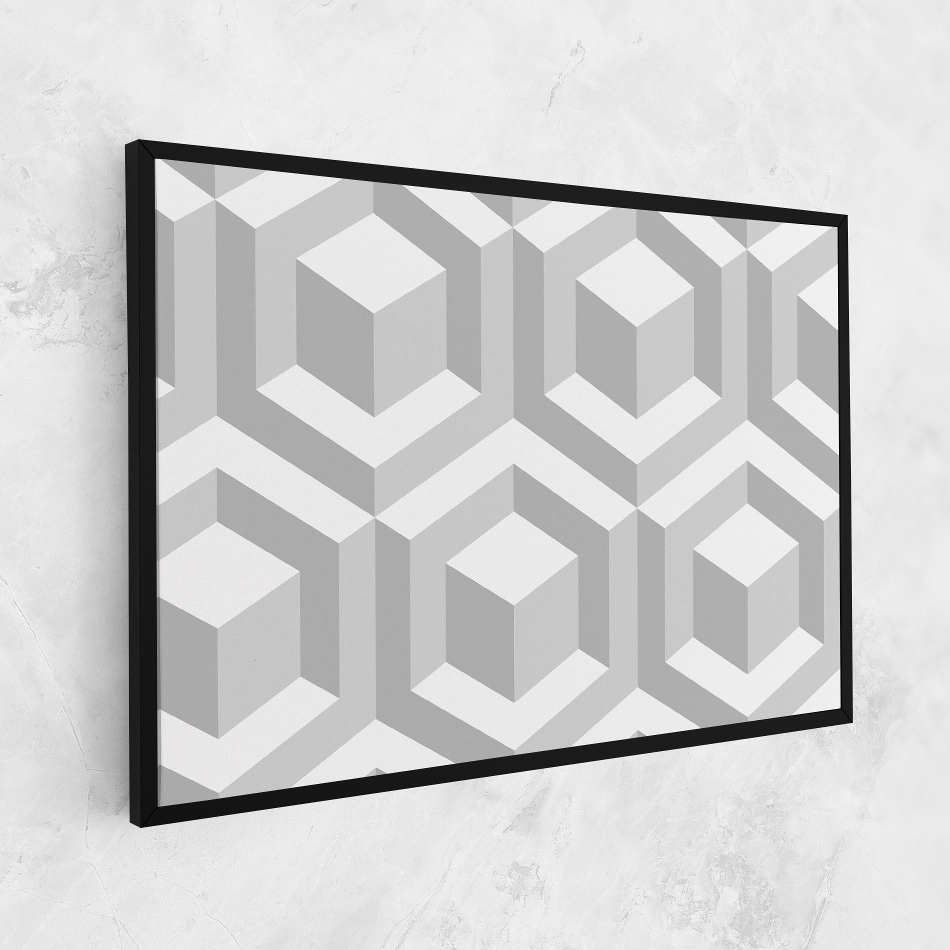 Tablou Canvas 3d Square mockup 1