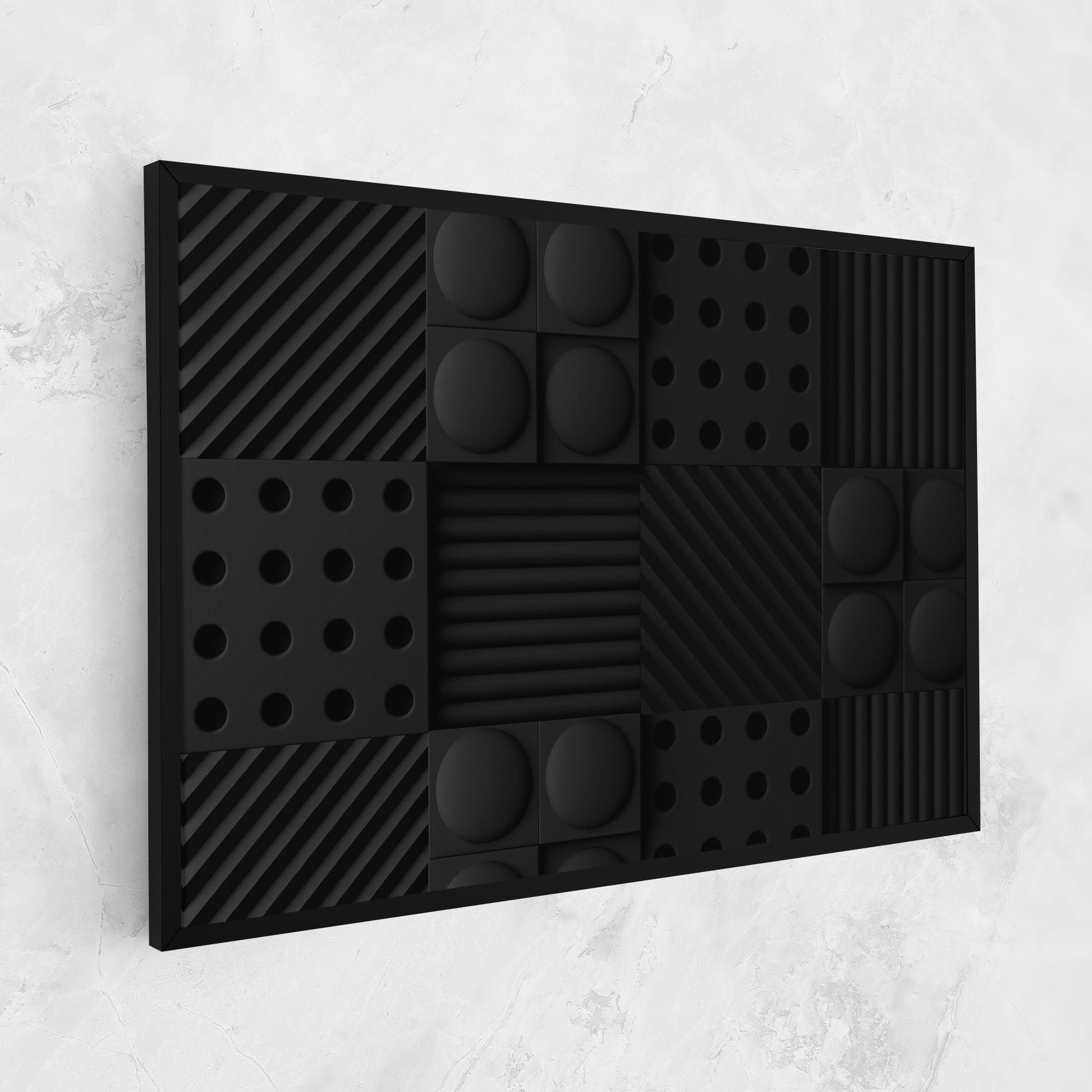 Black Square Circle mockup 1