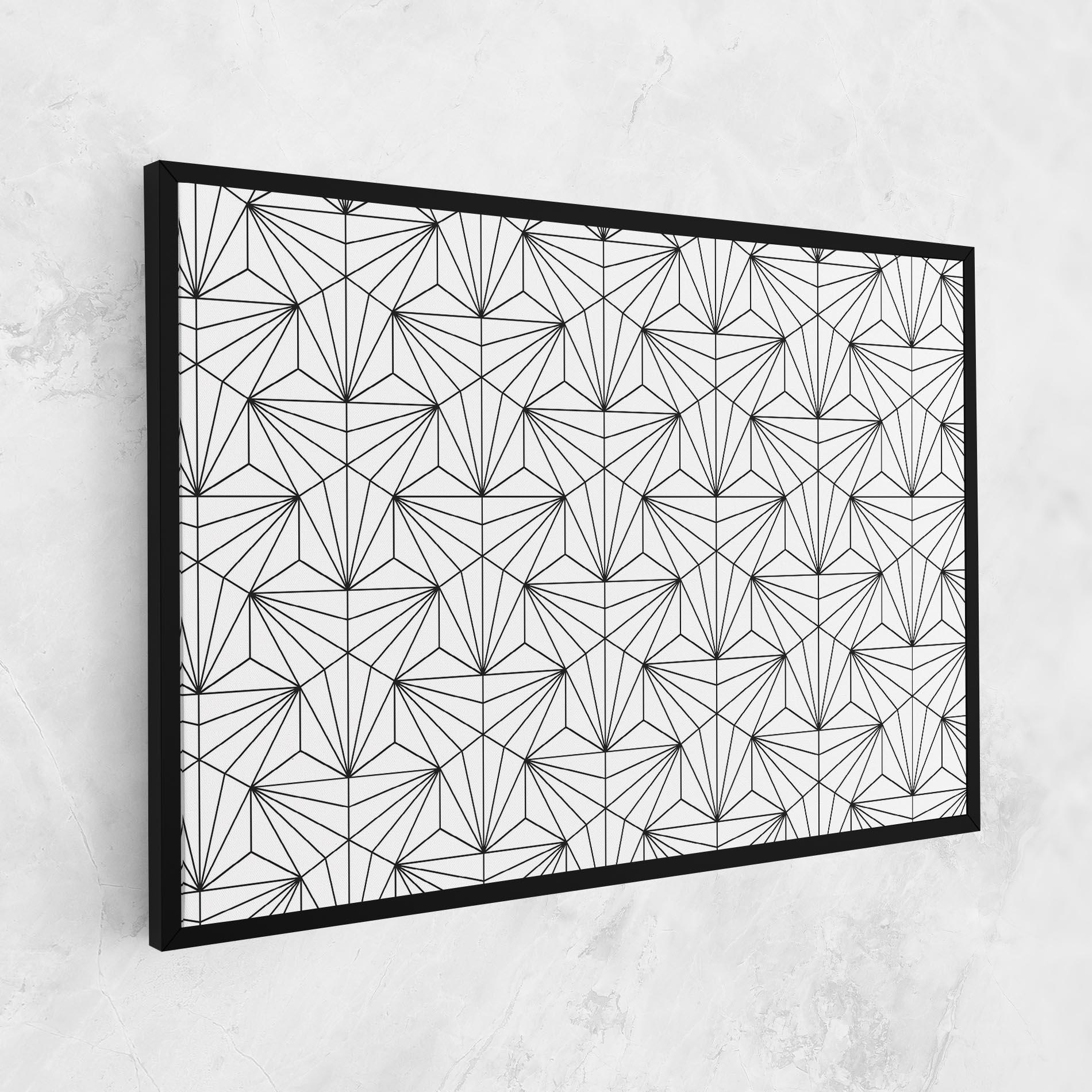 Tablou Canvas Black Triangle mockup 1