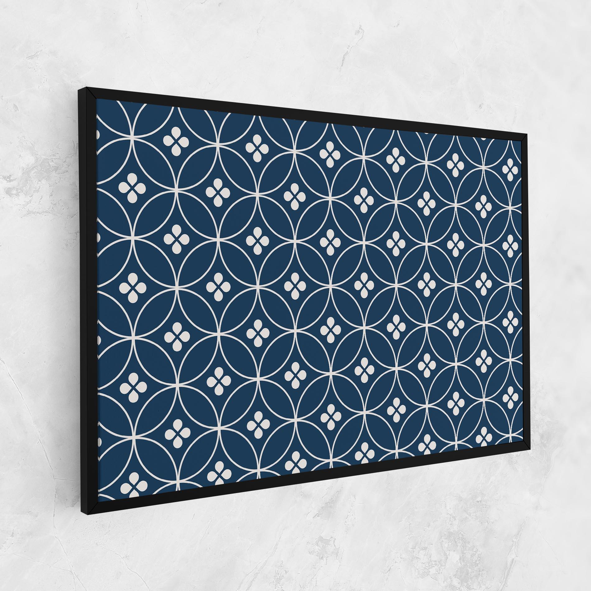 Tablou Canvas Blue Circle mockup 1