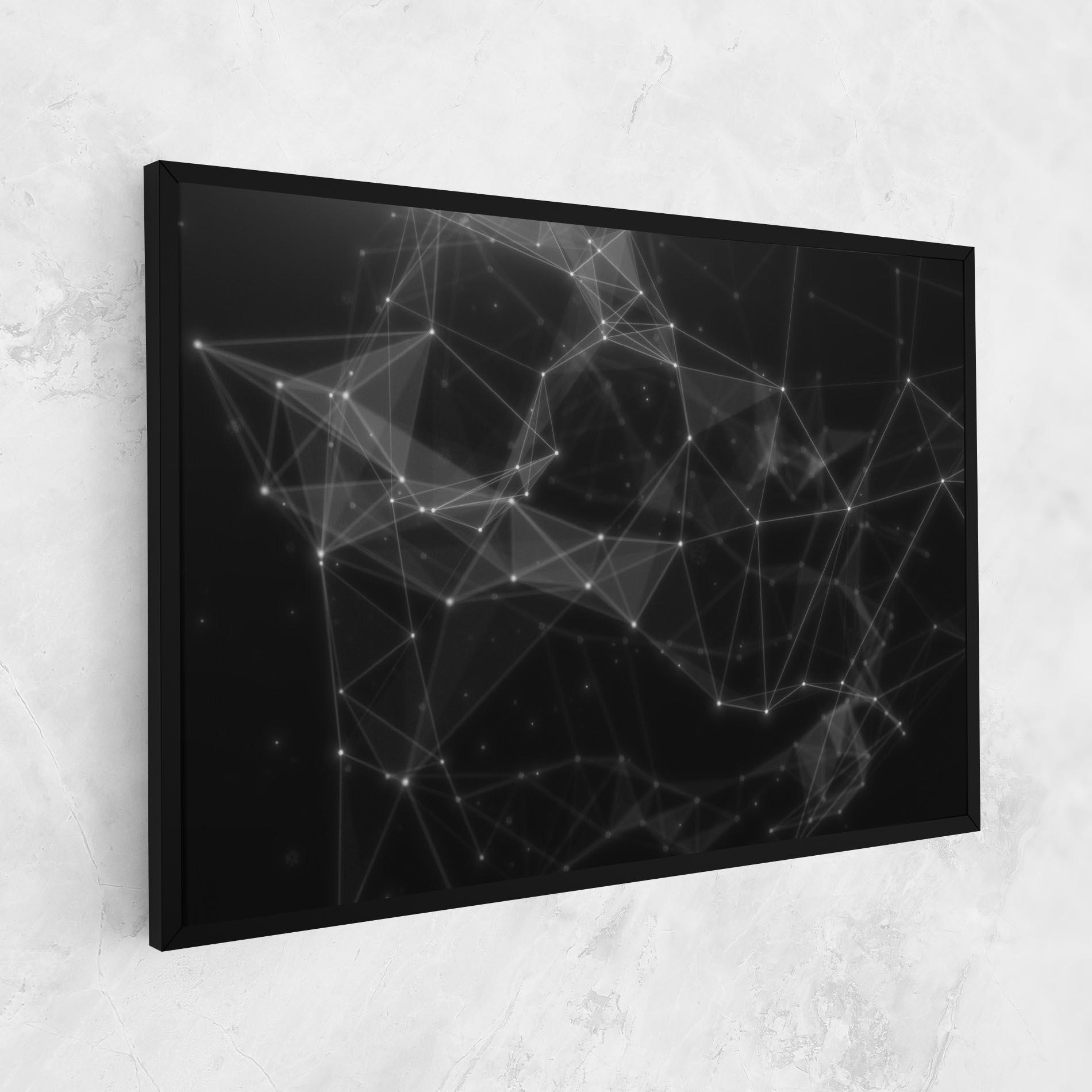 Tablou Canvas Connecting Lines mockup 1