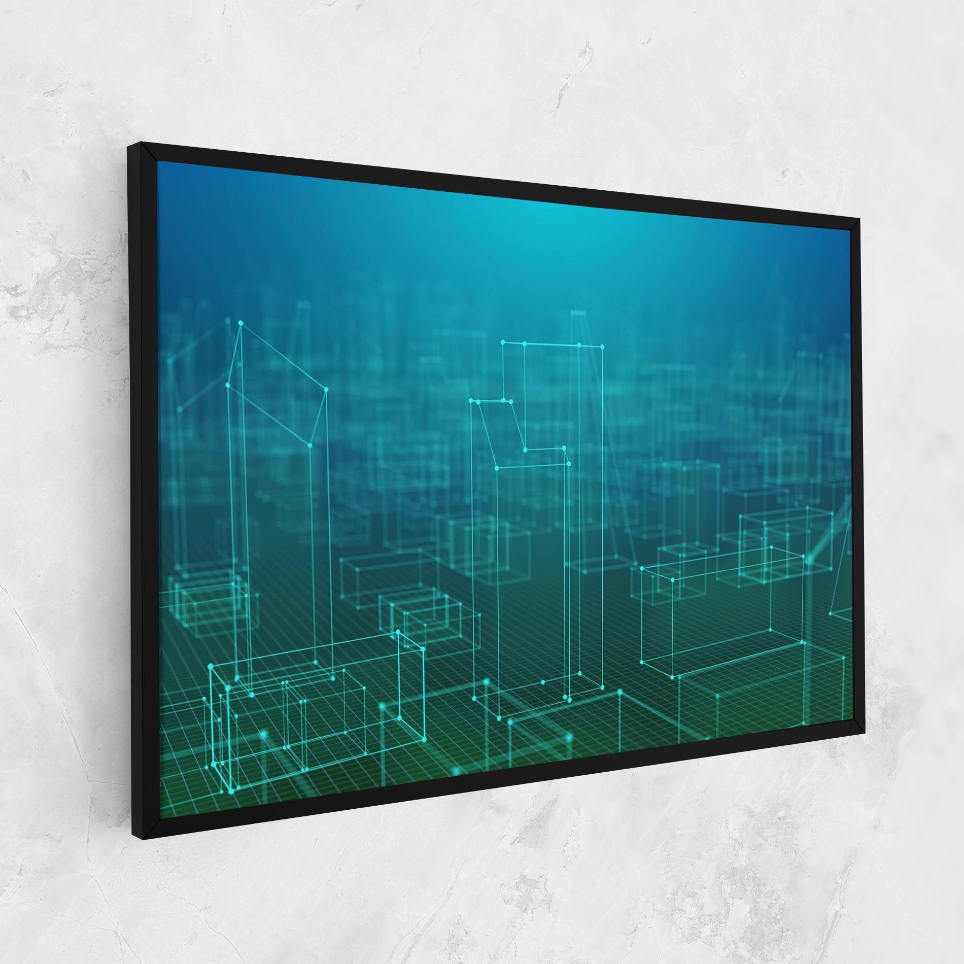 Square Lines Connecting mockup 1