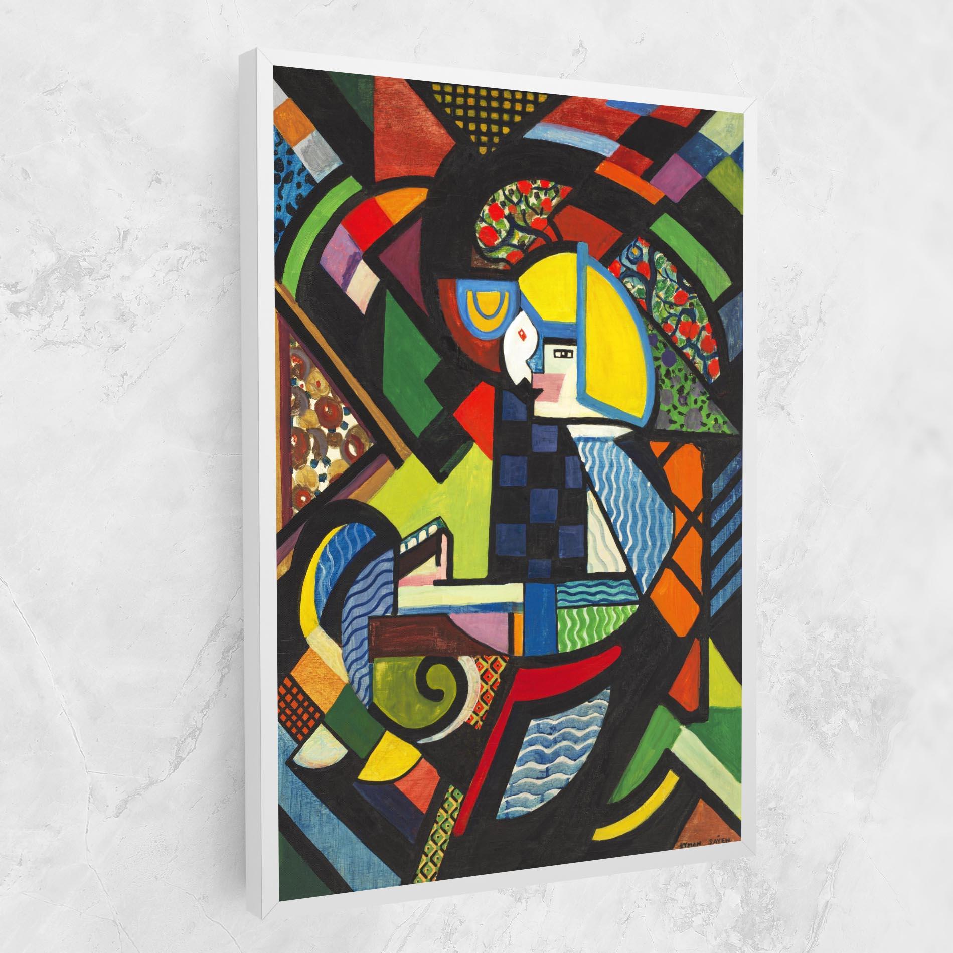 Tablou Canvas Mix Color Shapes mockup 1