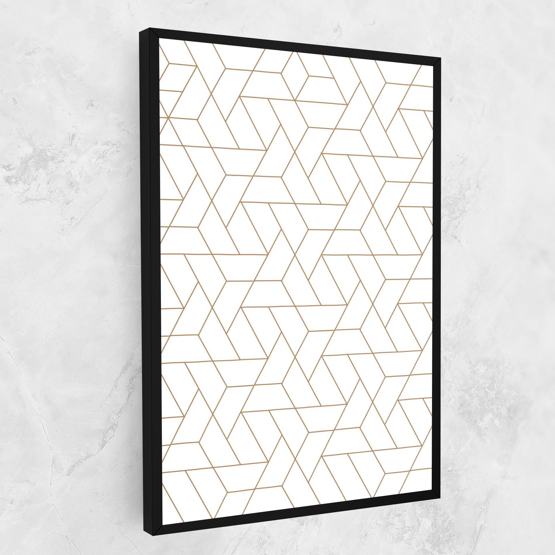 Tablou Canvas Triangular Shape mockup 1