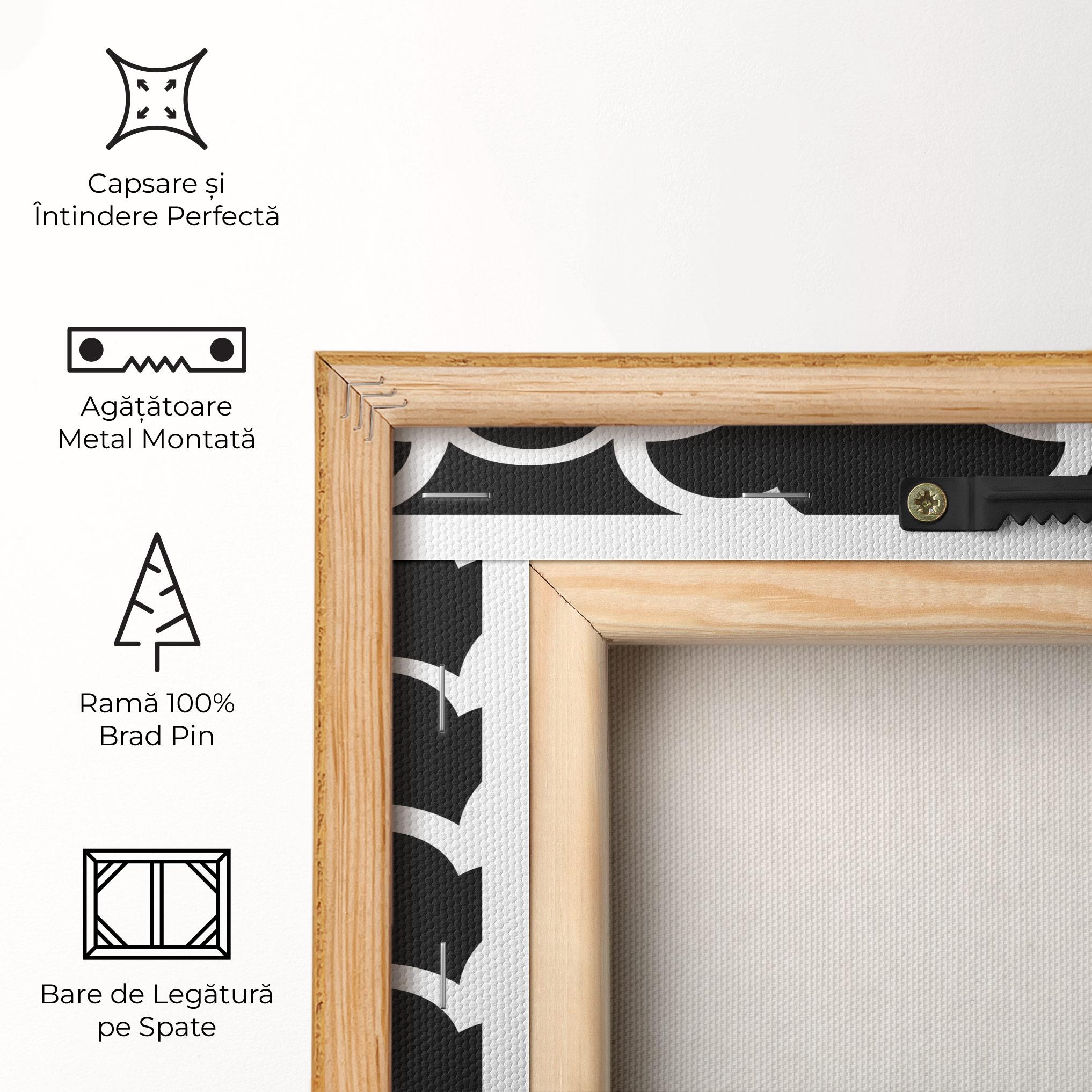 Tablou Canvas Black Clouds mockup 5