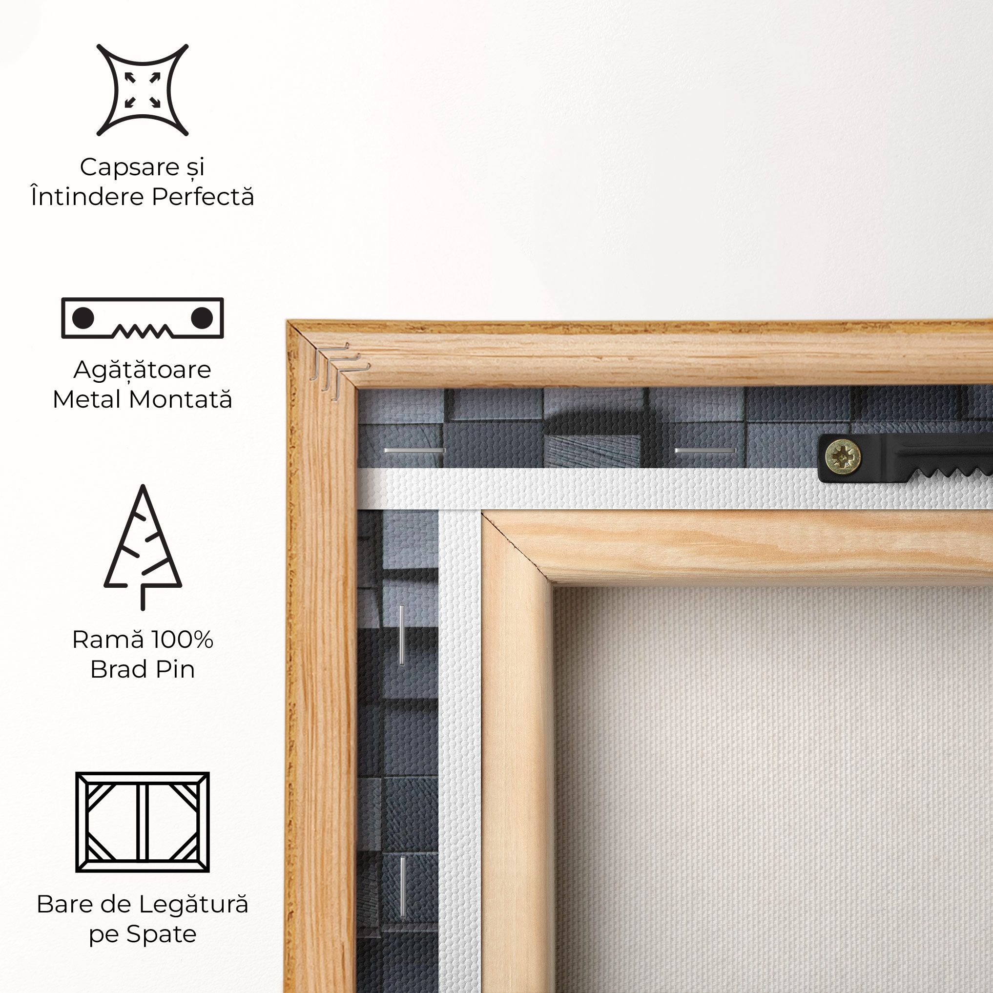 Black Square Pattern mockup 5