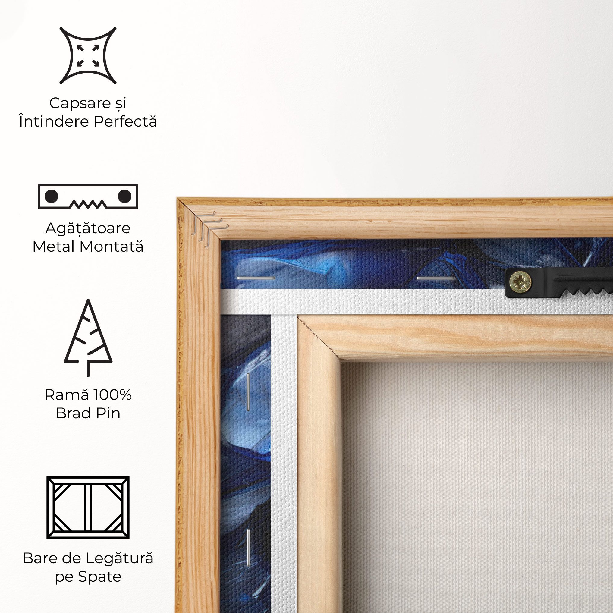 Blue Crystal Shape mockup 5