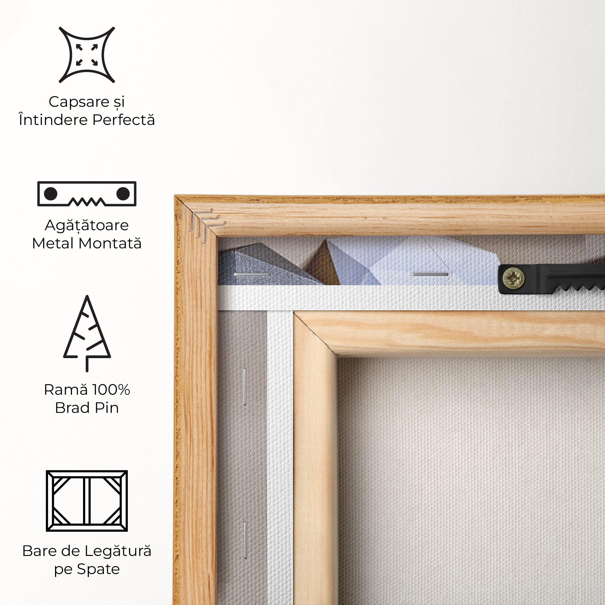 Tablou Canvas Geometric 3d Shapes mockup 5