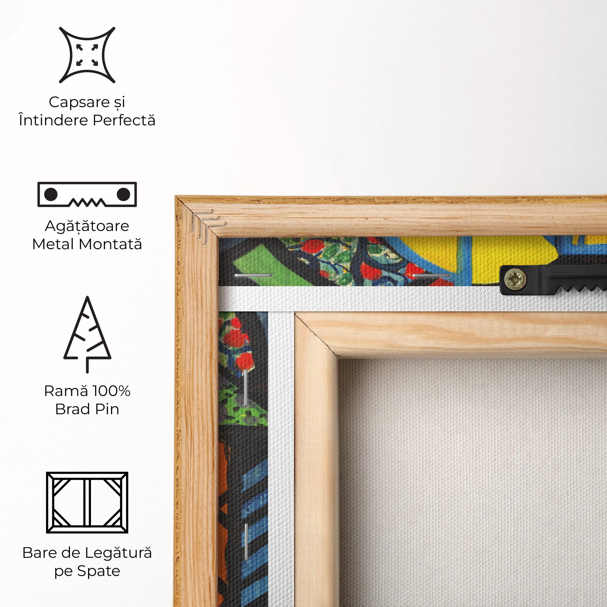 Tablou Canvas Mix Color Shapes mockup 5