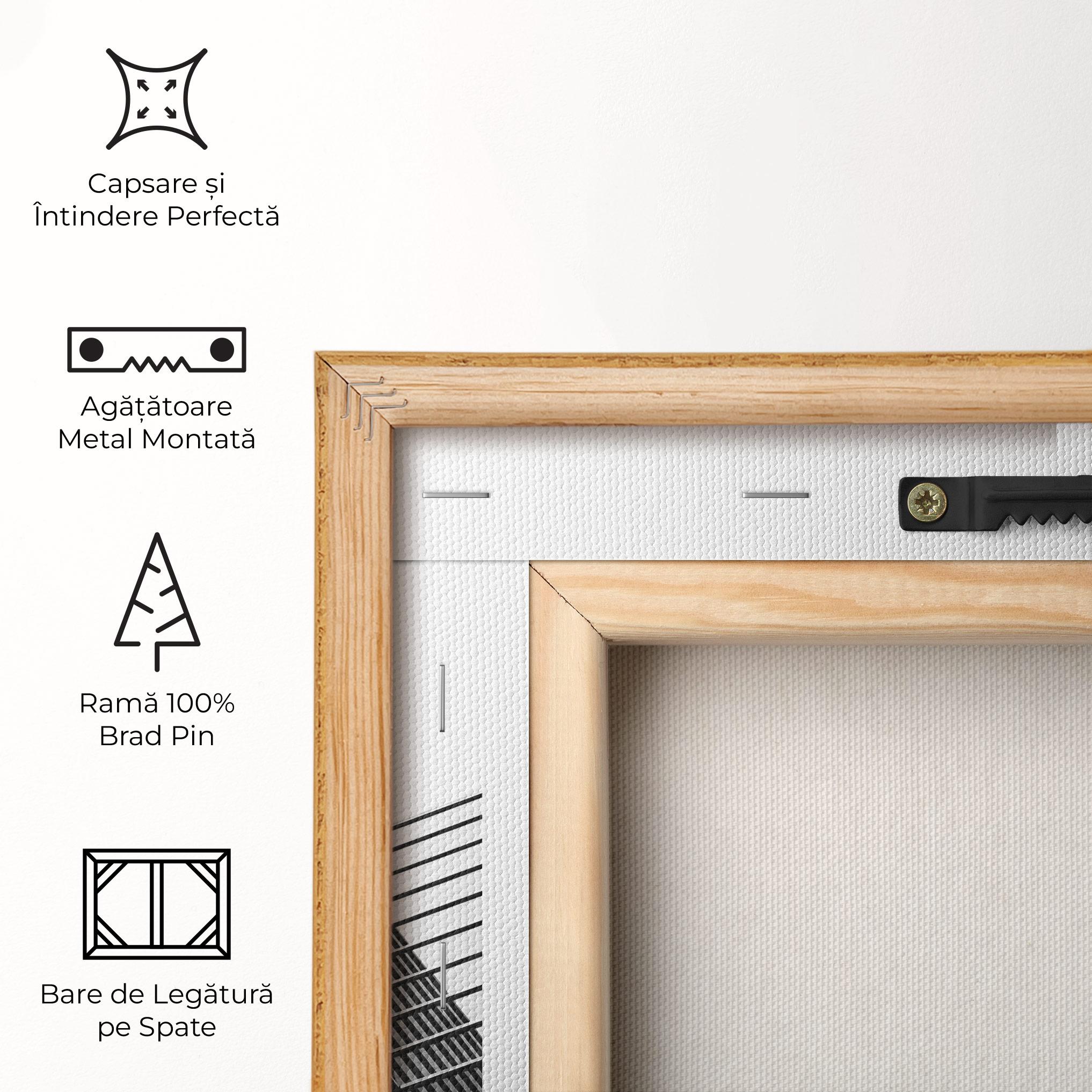 Tablou Canvas Square Building mockup 5