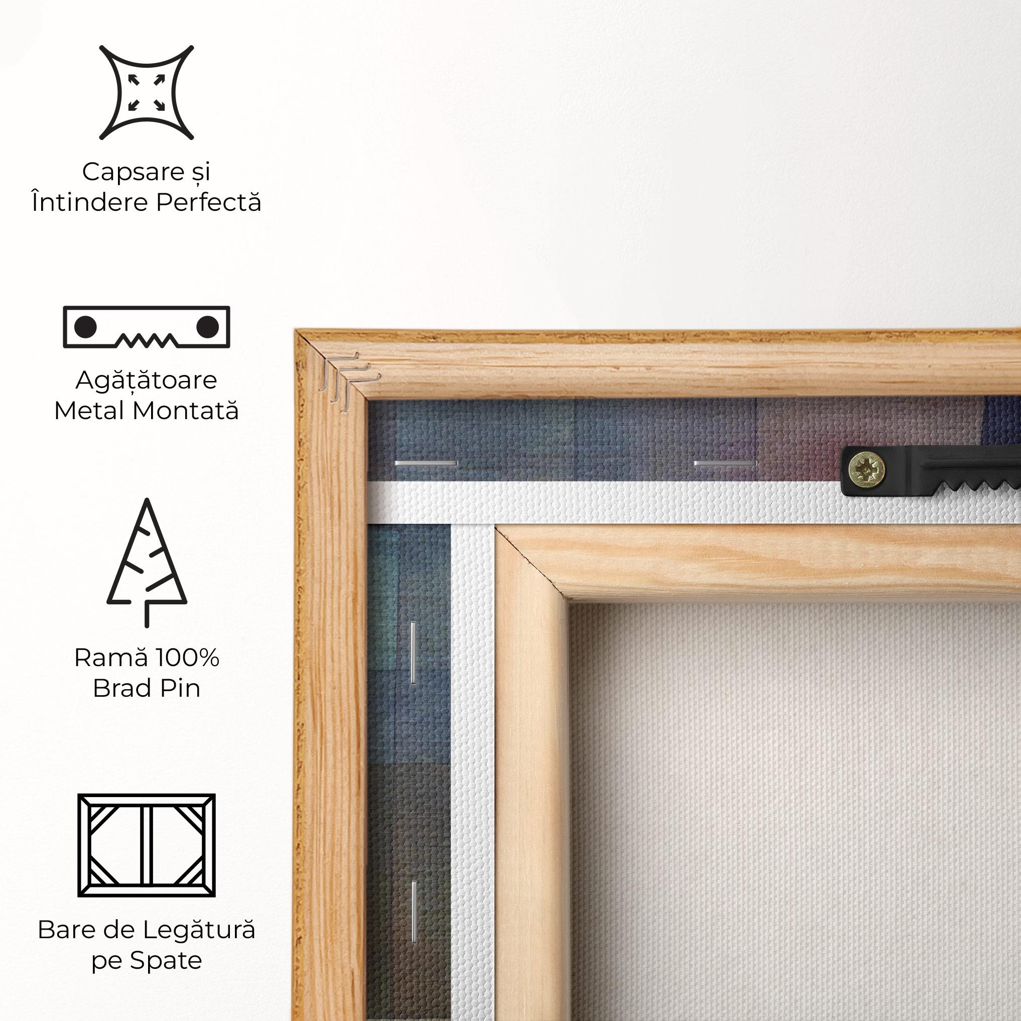 Tablou Canvas Water Color Square mockup 5