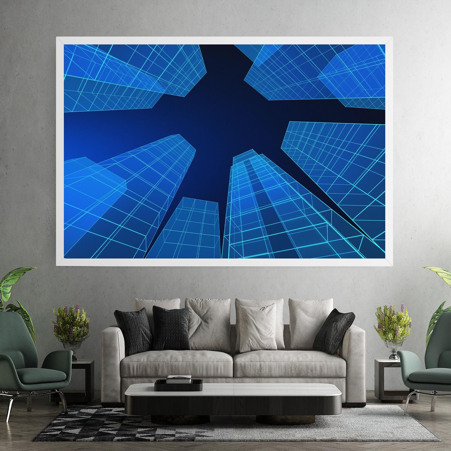 Blue Buildings mockup 7